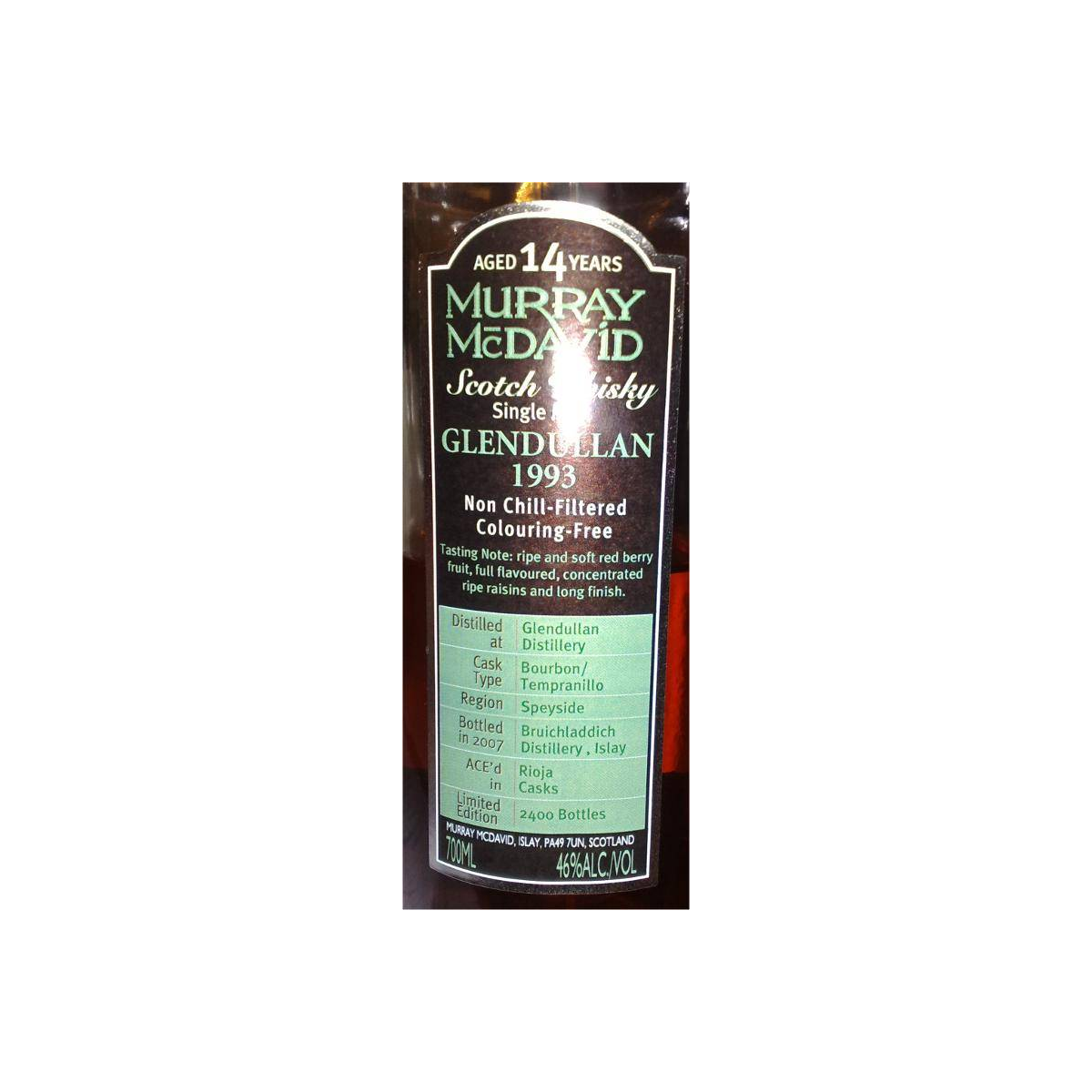 Glendullan 1993 14 Years Single Malt Whisky