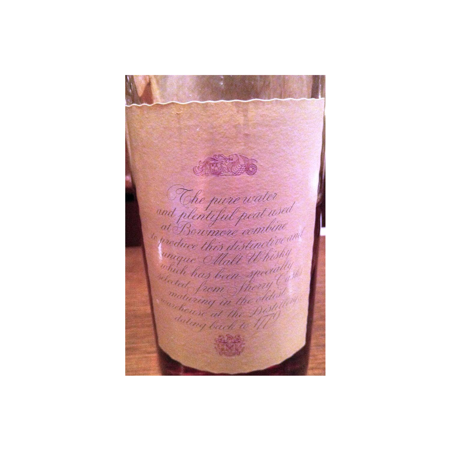 Bowmore 1965 Single Malt Whisky 2