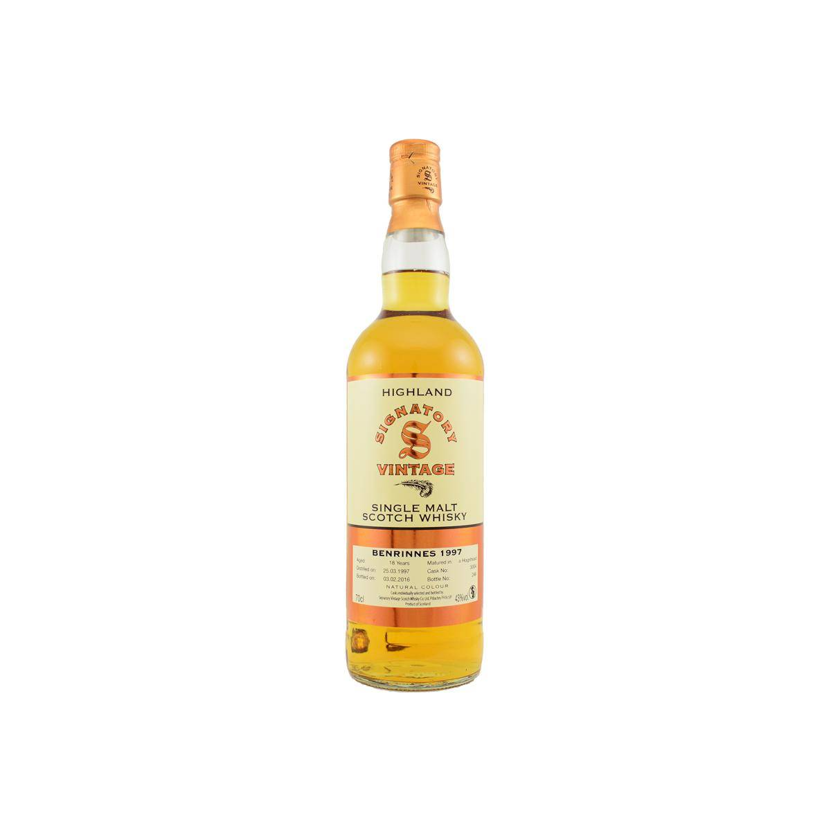 Benrinnes Vintage Collection 1997 18 Years Single Malt Whisky