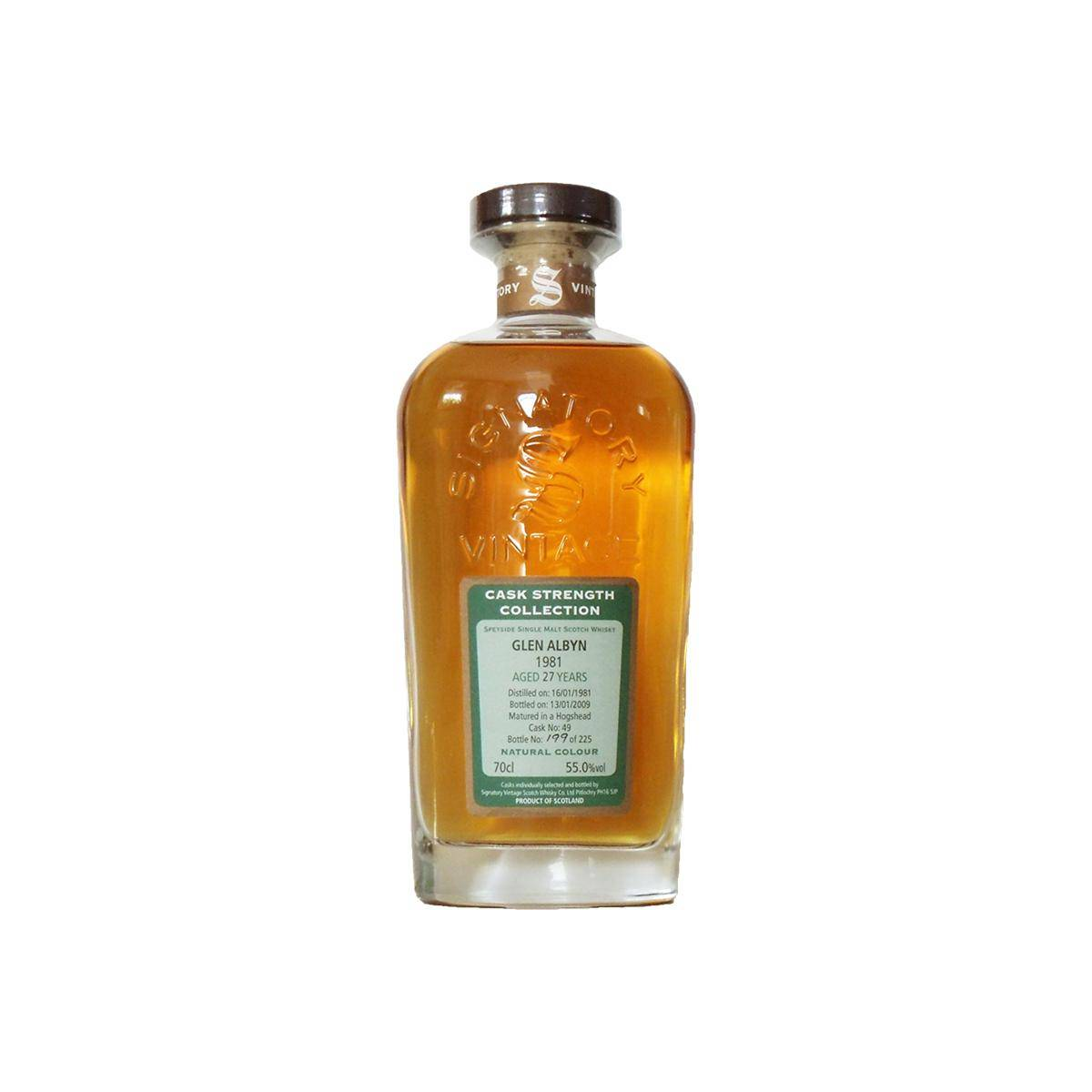 The Scotch Malt Whisky Society Cask Strength Collection 1981 27 Years Single Malt Whisky