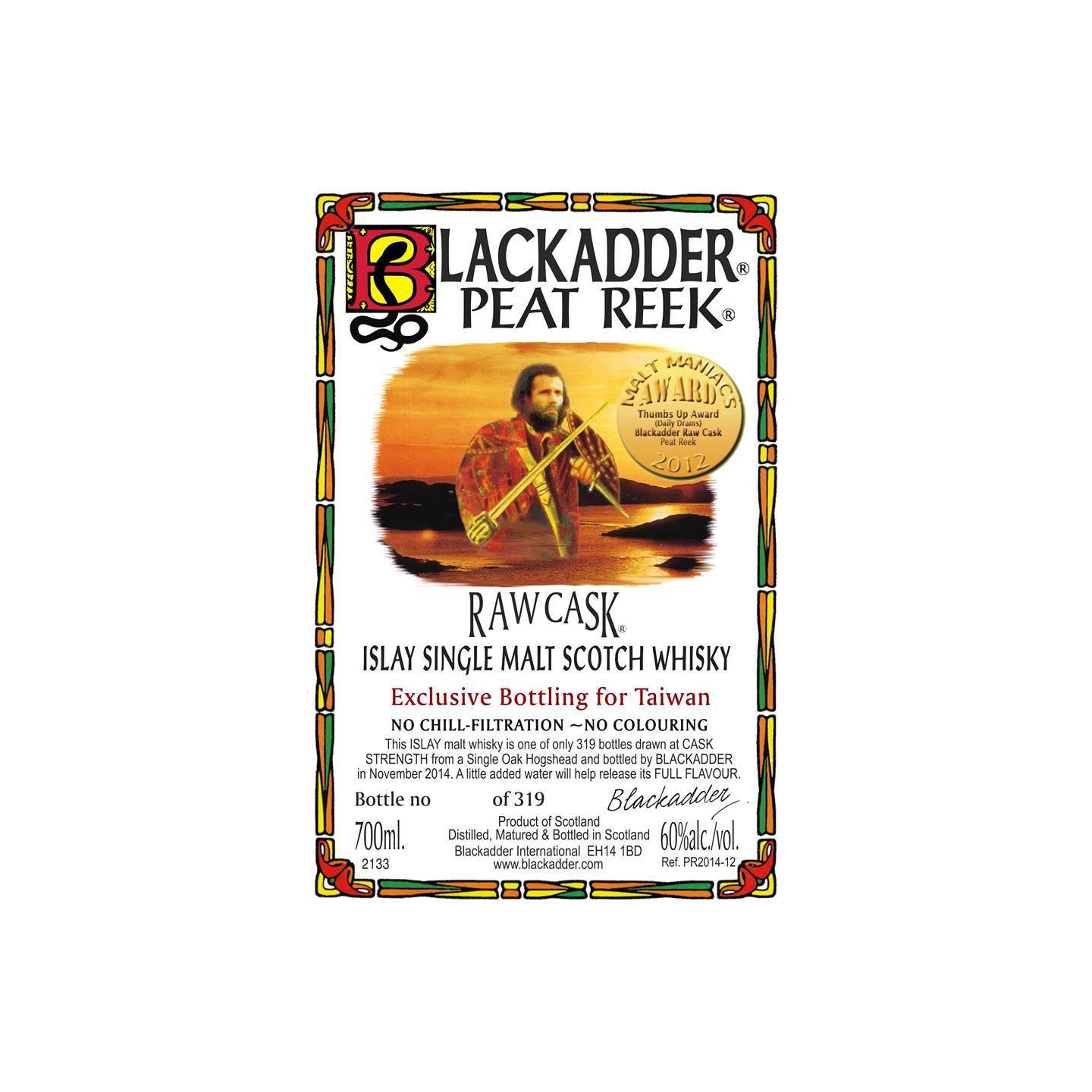 Blackadder Raw Cask Single Malt Whisky
