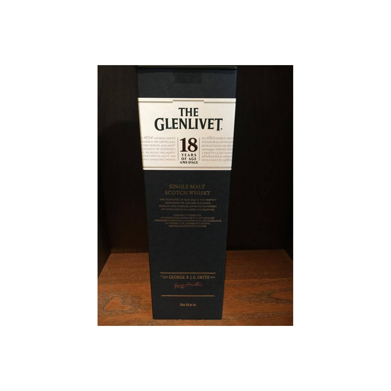 The Glenlivet 18 Years Single Malt Whisky