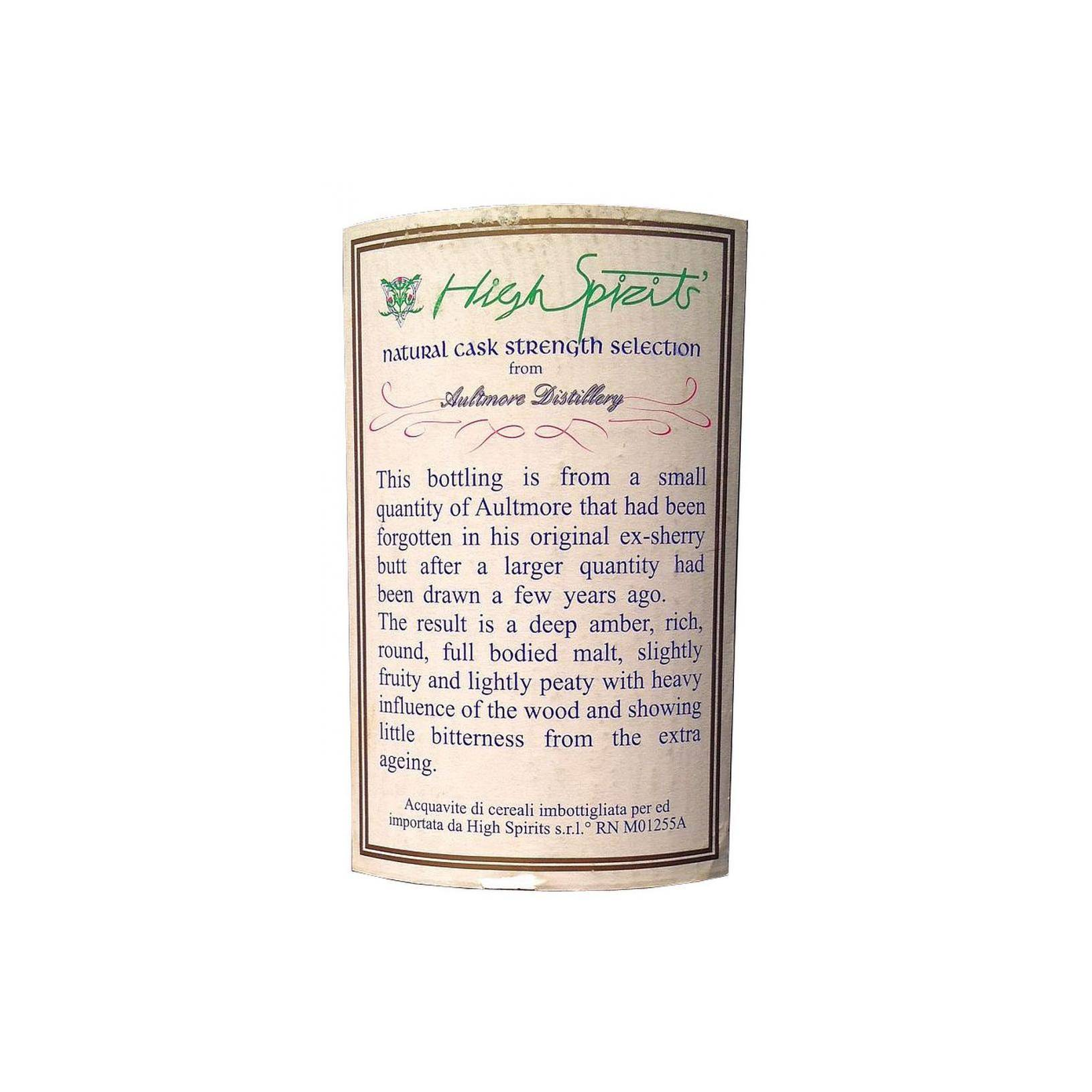 Aultmore 1989 17 Years Single Malt Whisky 3