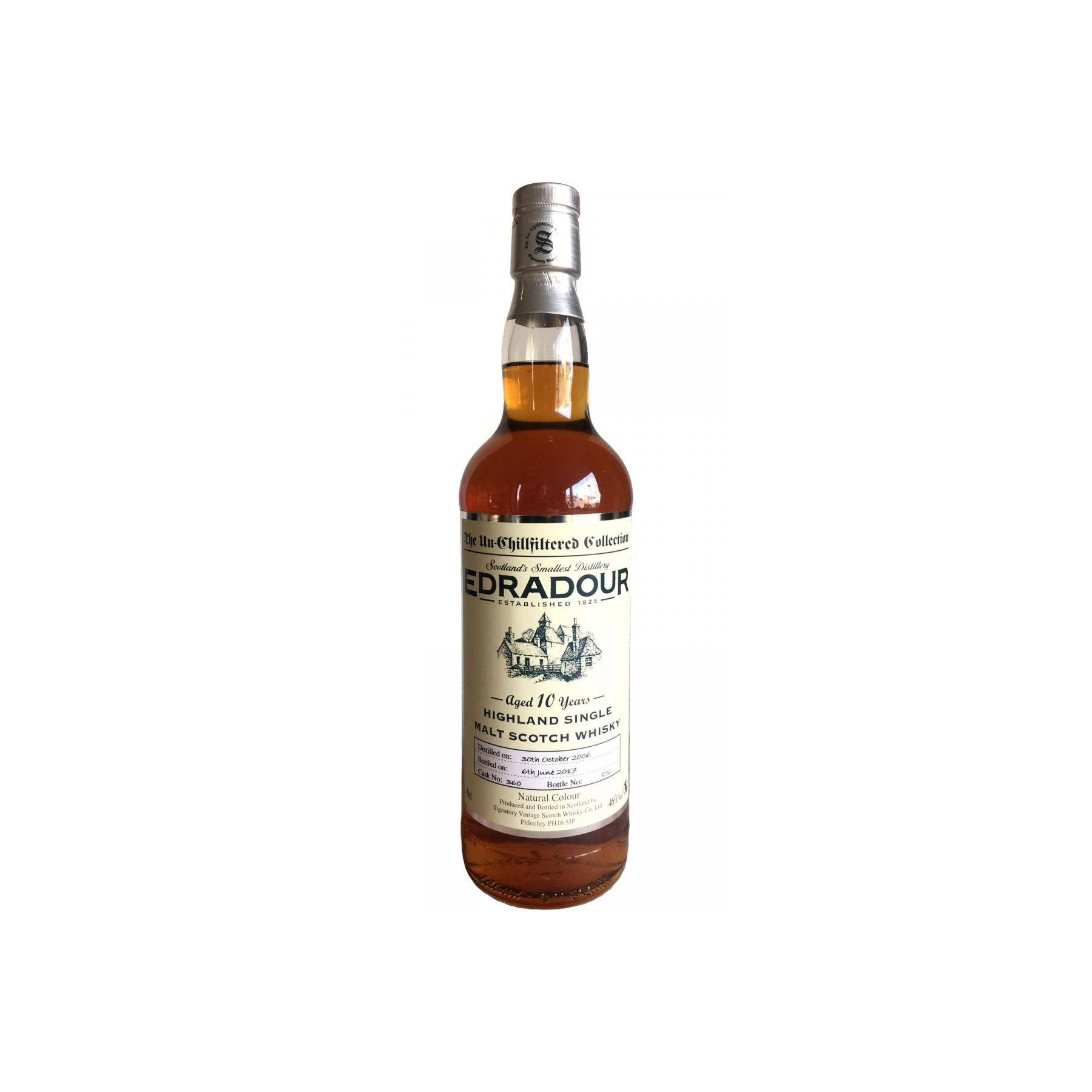 Edradour The Un-Chillfiltered Collection 2006 10 Years Single Malt Whisky