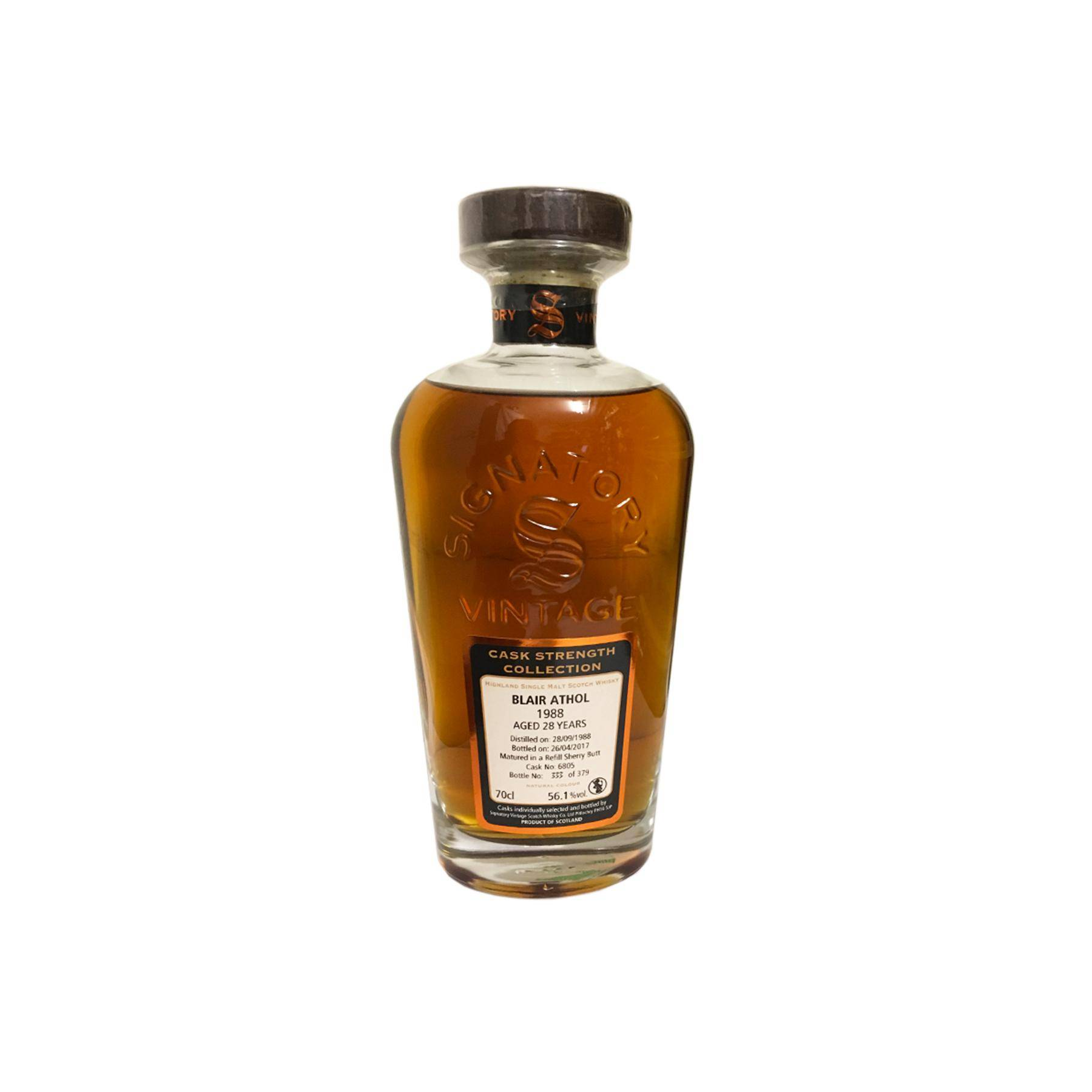 Blair Athol Cask Strength Collection 1988 28 Years Single Malt Whisky