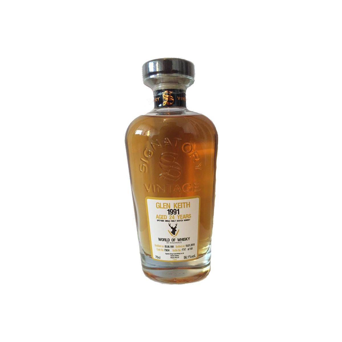 Glen Keith Cask Strength Collection 1991 24 Years Single Malt Whisky