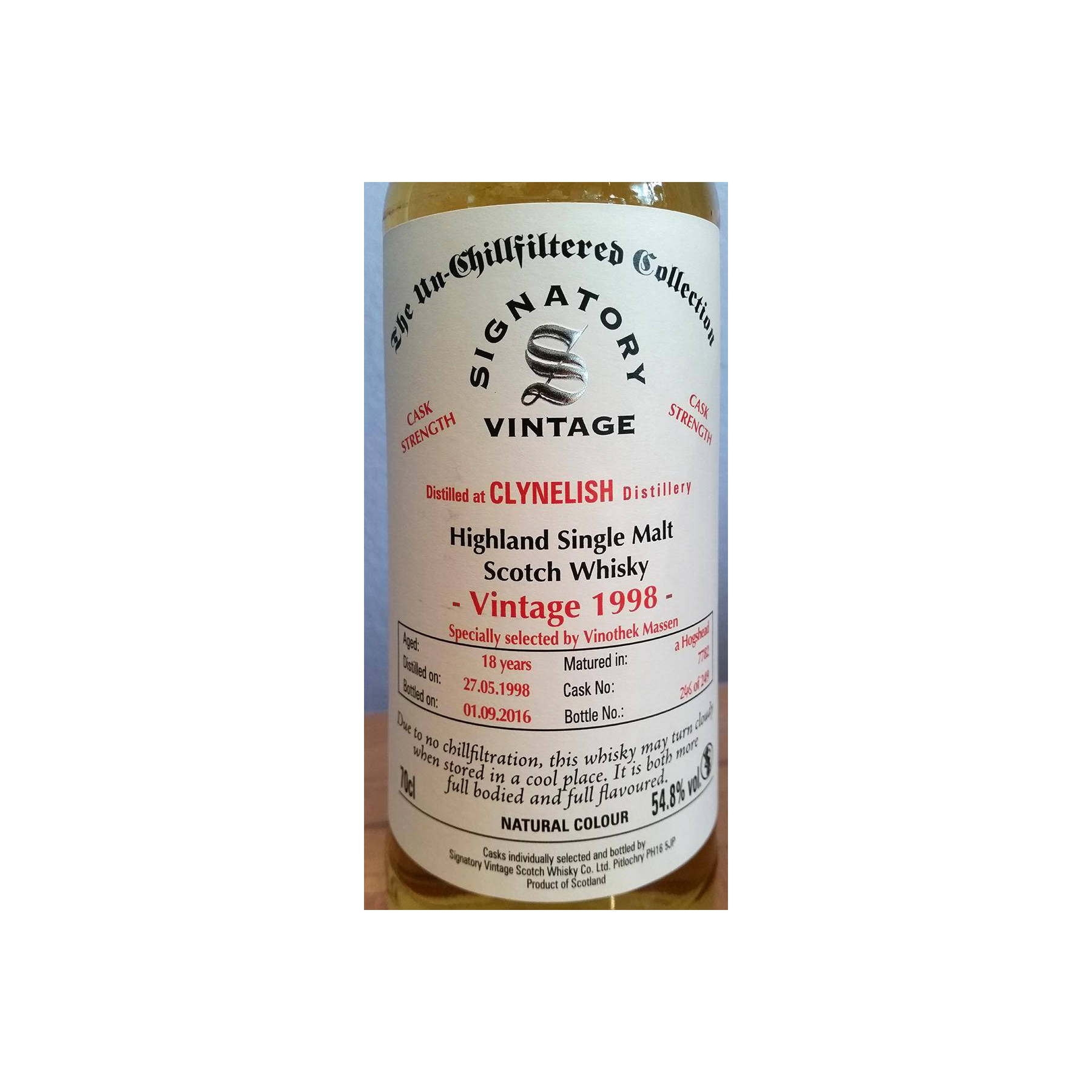 Clynelish 1998 18 Years Single Malt Whisky 3