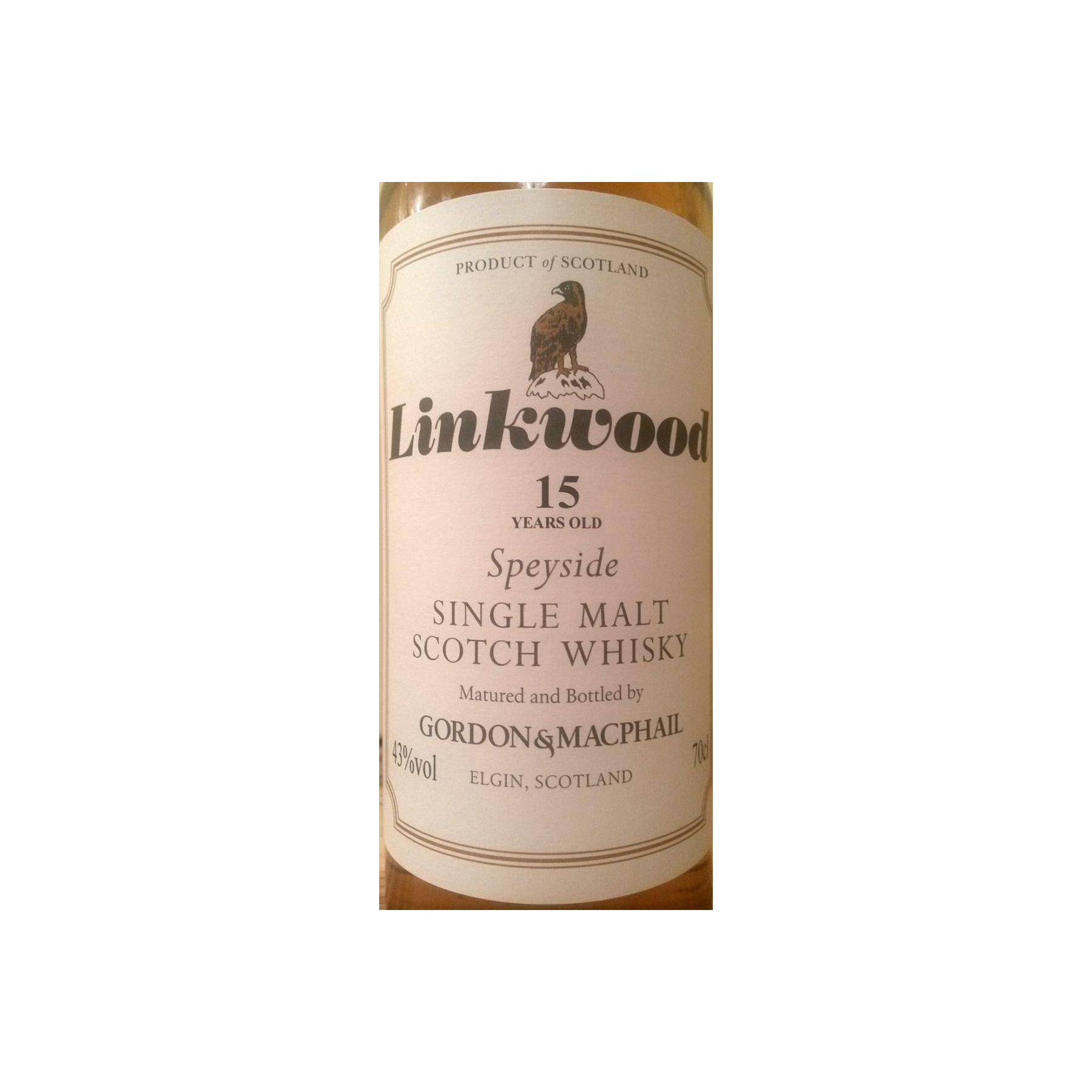 Linkwood Licensed Bottling 15 Years Single Malt Whisky 2