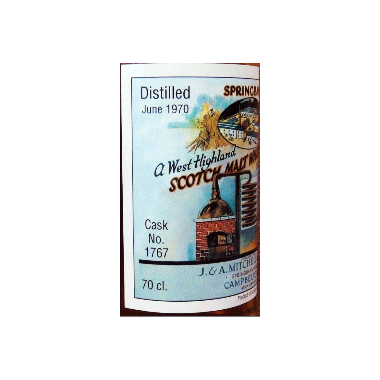 Springbank 1970 23 Years Single Malt Whisky 2