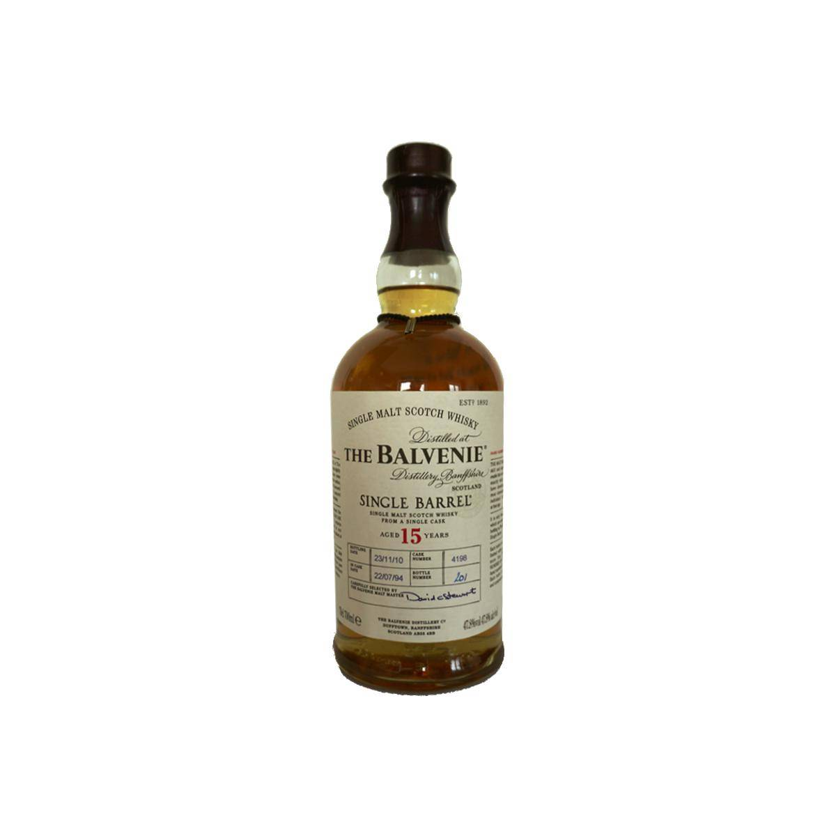 The Balvenie Single Cask 1994 15 Years Single Malt Whisky