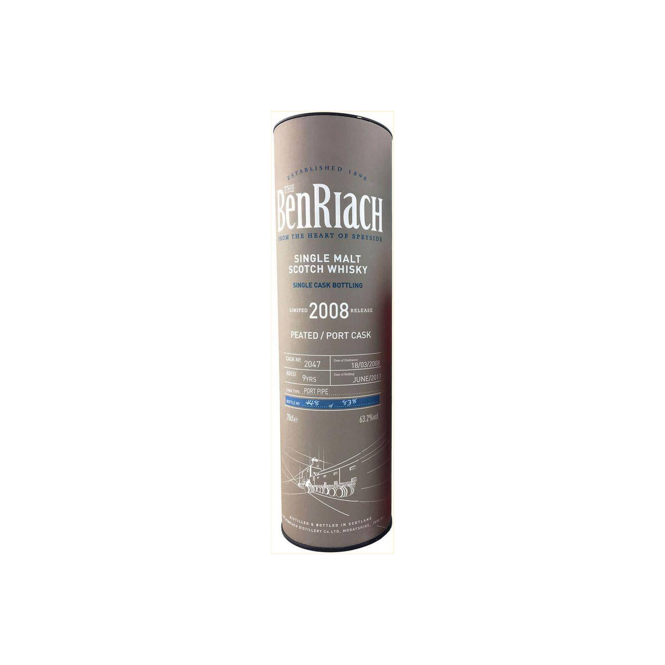 BenRiach 2008 9 Years Single Malt Whisky 3