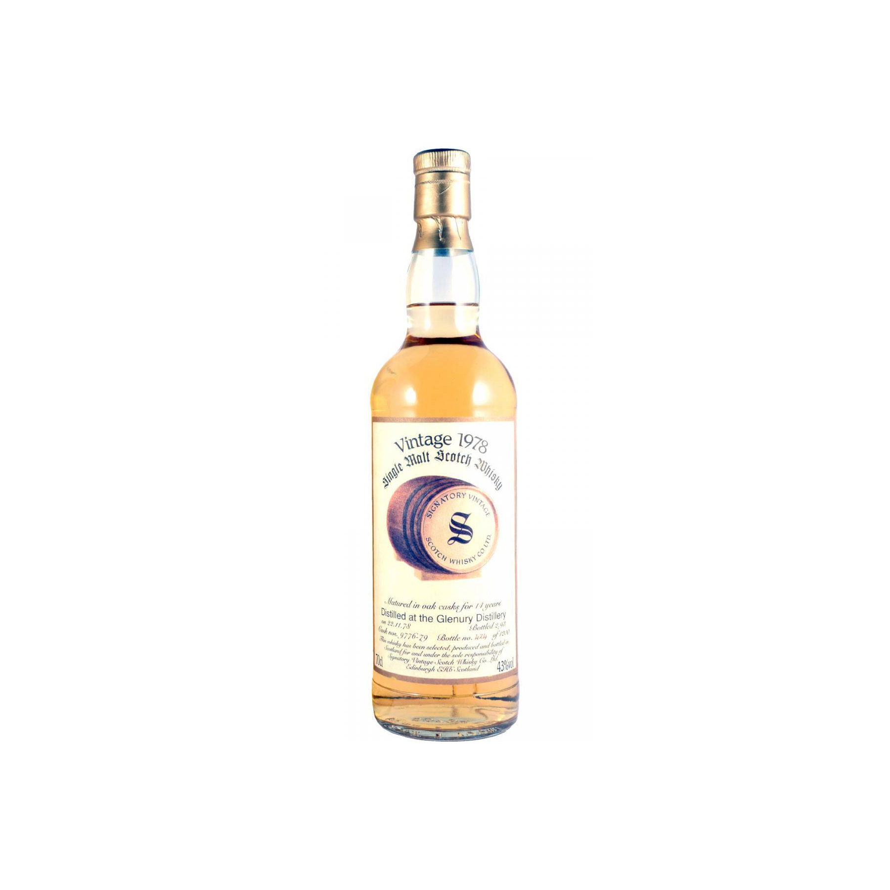 Glenury Royal Vintage Collection 1978 14 Years Single Malt Whisky