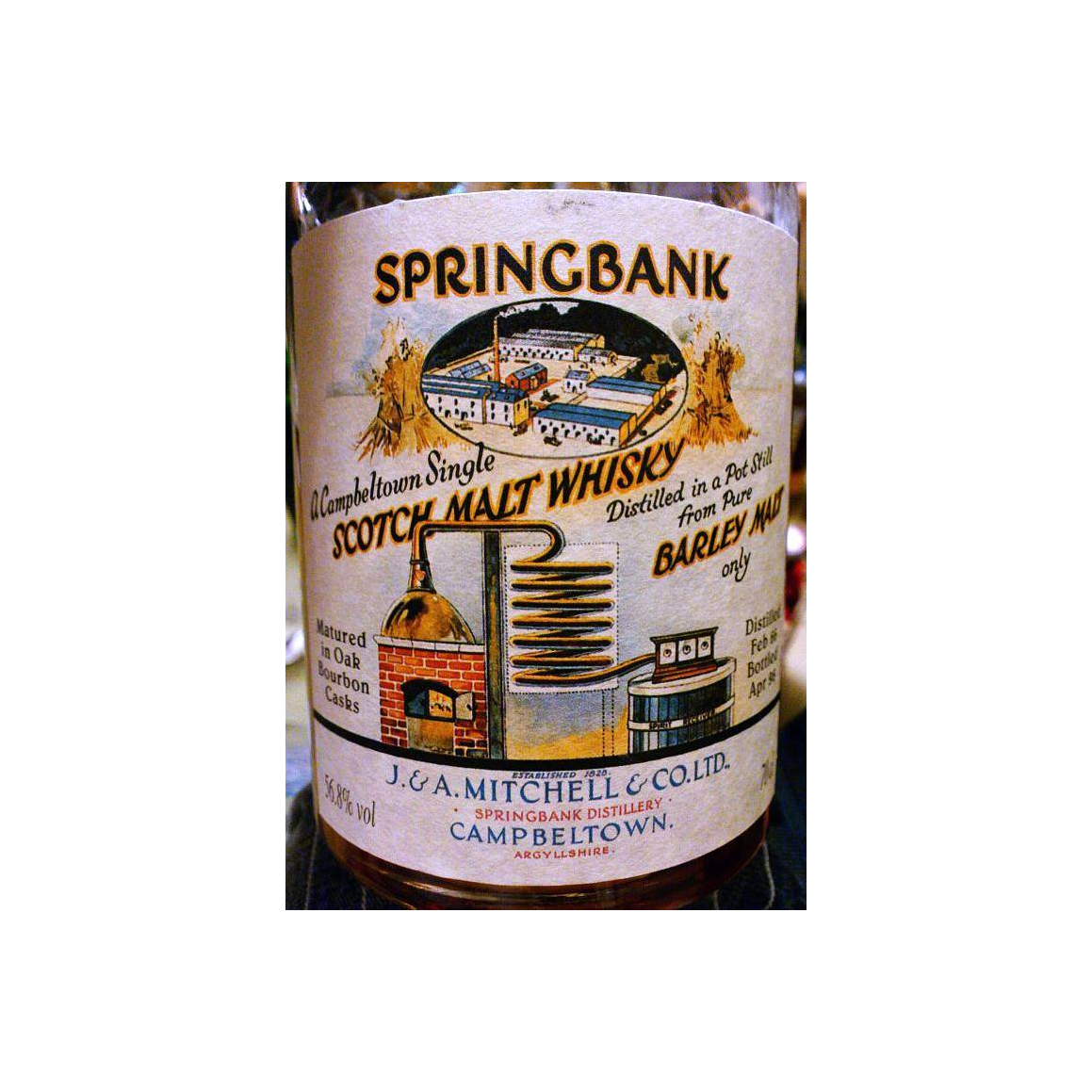 Springbank 1966 32 Years Single Malt Whisky 3