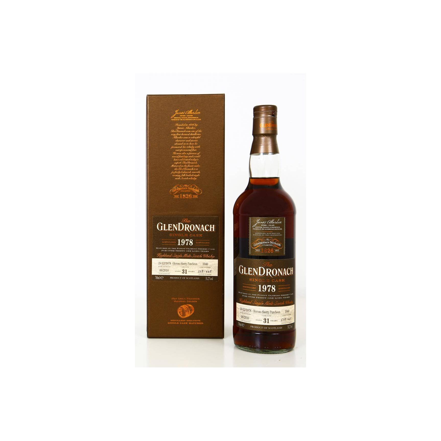 GlenDronach 1978 31 Years Single Malt Whisky 2