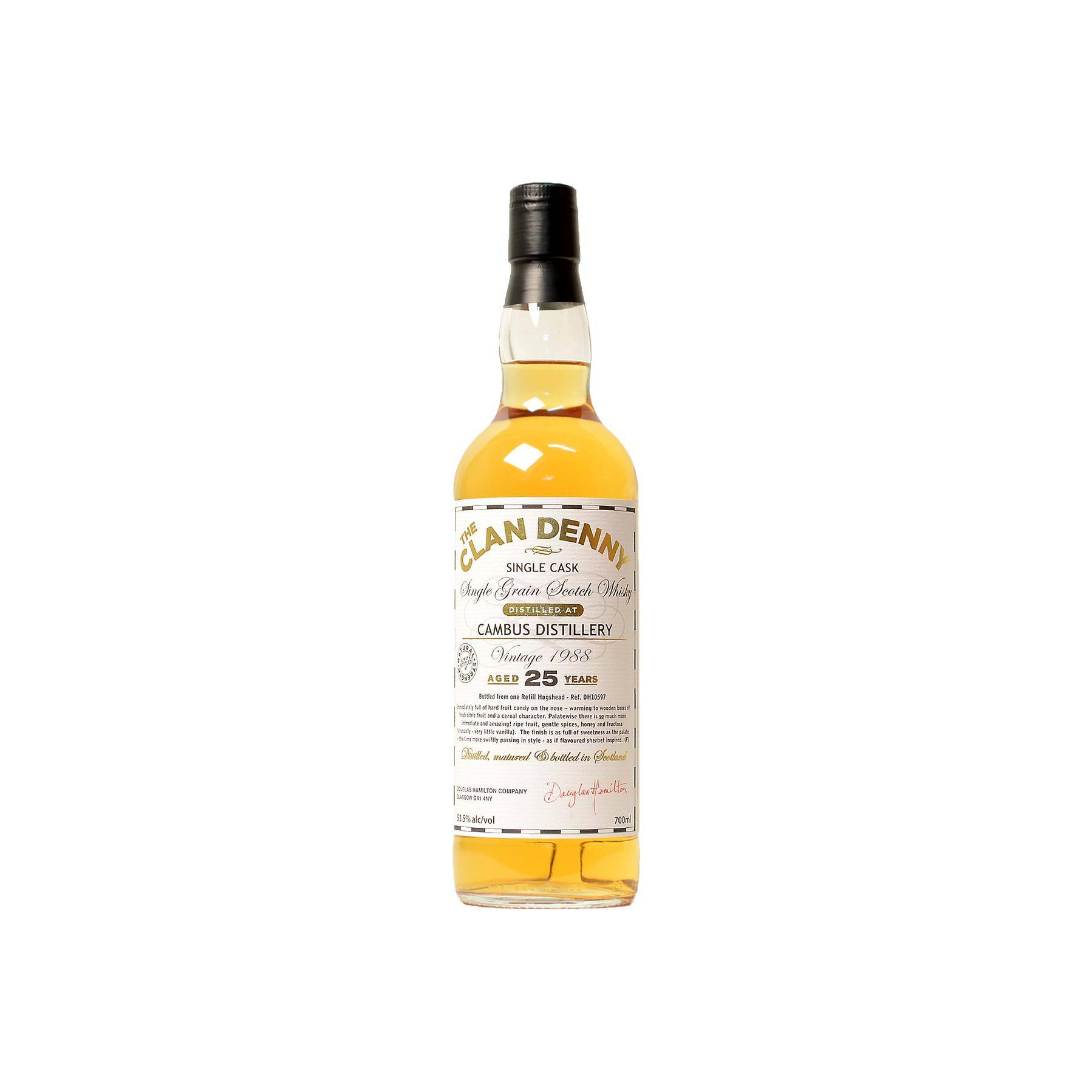 Cambus 1988 25 Years Single Grain Whisky