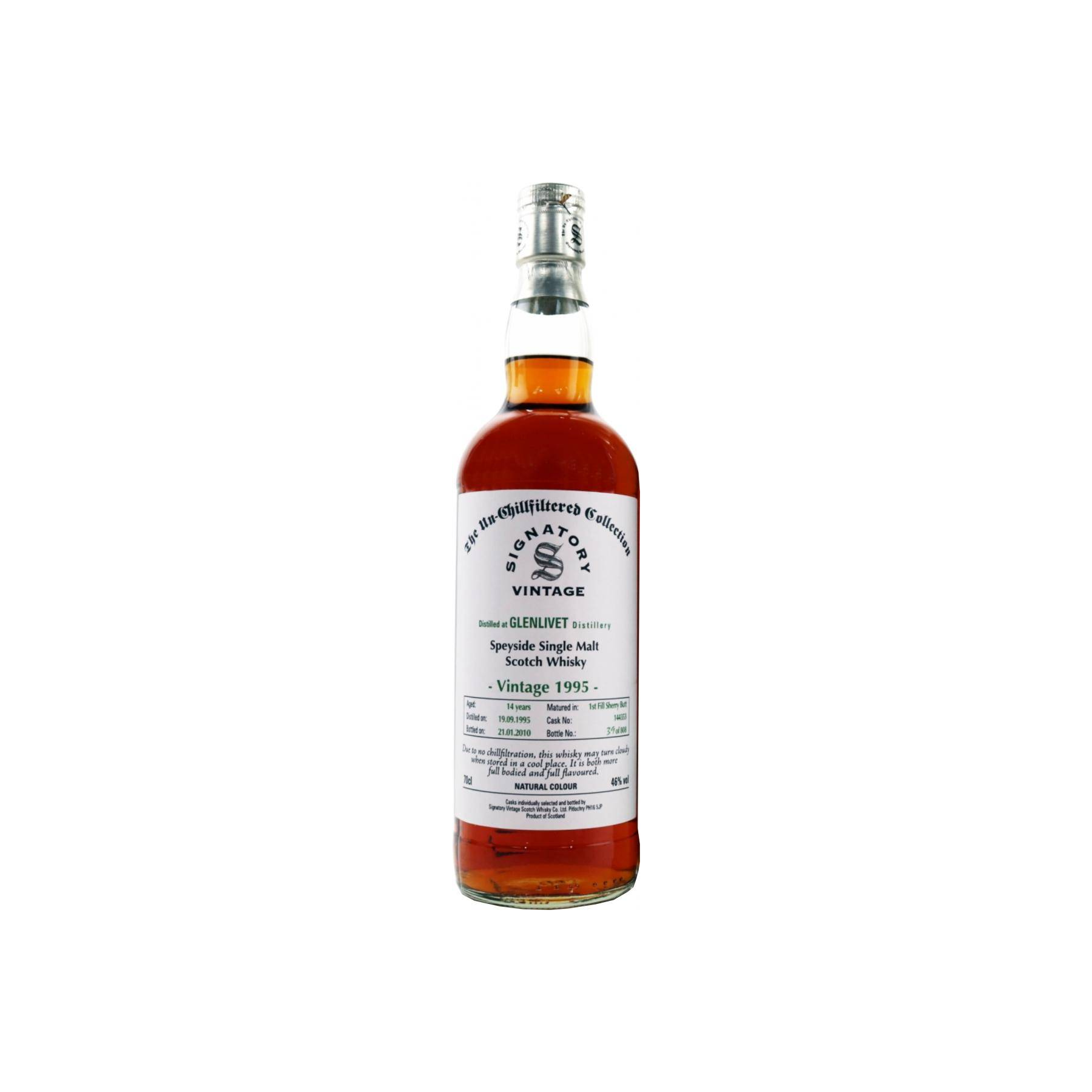The Glenlivet The Un-Chillfiltered Collection 1995 14 Years Single Malt Whisky
