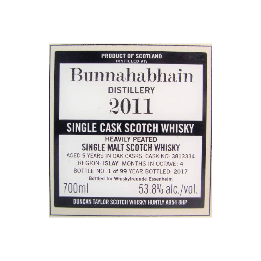 Bunnahabhain 2011 5 Years Single Malt Whisky 2