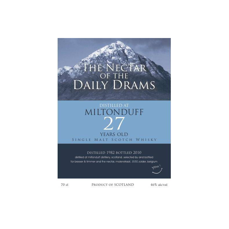 Miltonduff 1982 27 Years Single Malt Whisky 2