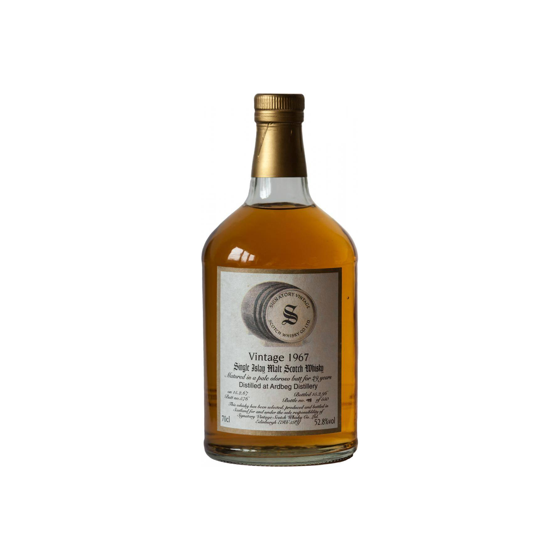 Ardbeg Vintage Collection - Dumpy 1967 29 Years Single Malt Whisky