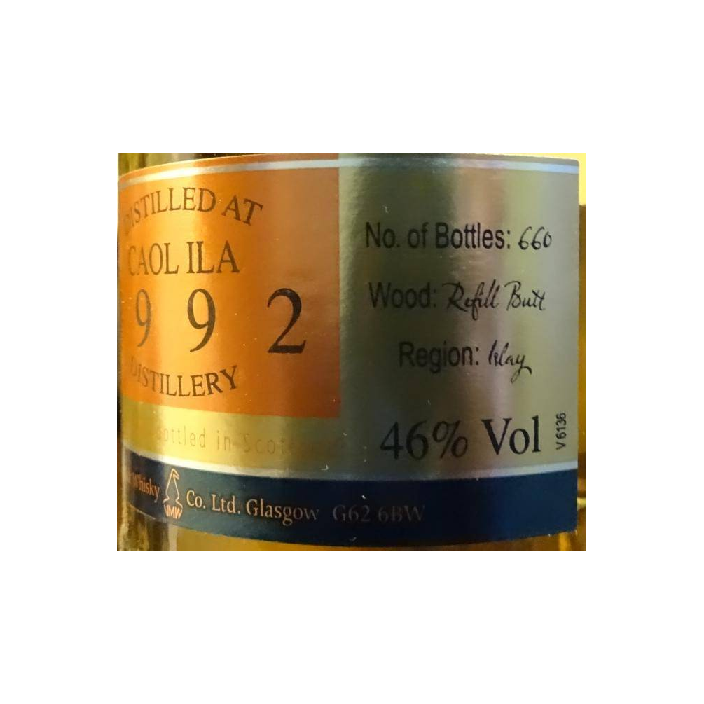 Caol Ila The Cooper's Choice 1992 17 Years Single Malt Whisky 2