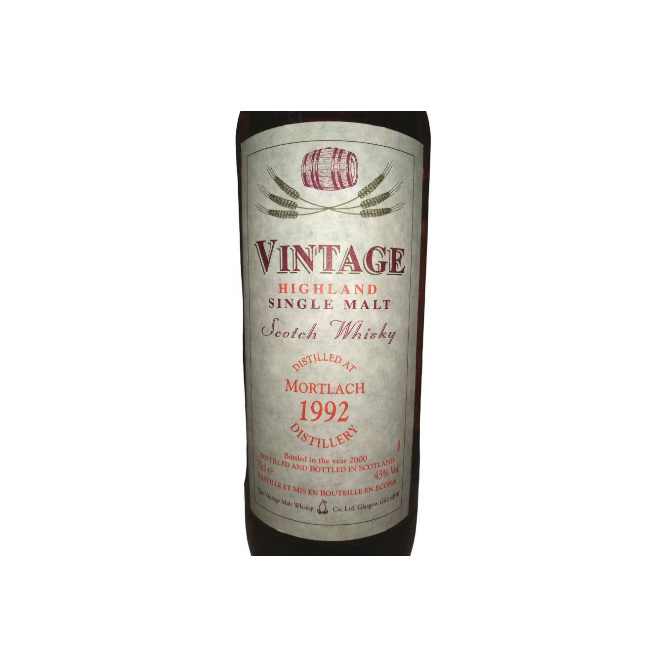 Mortlach 1992 8 Years Single Malt Whisky 3