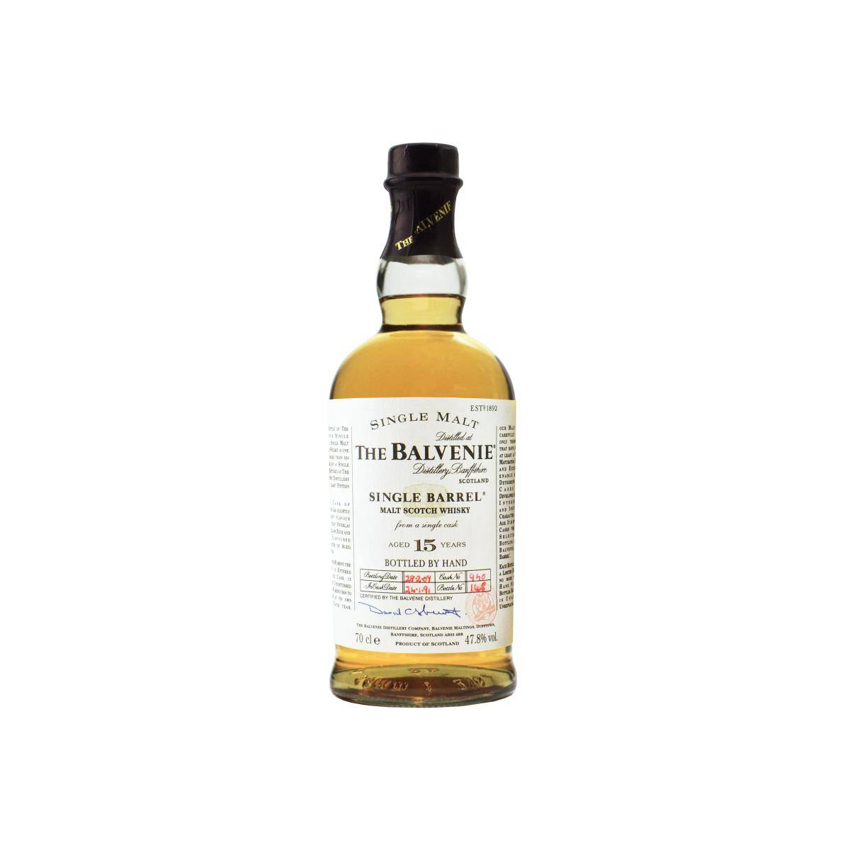 The Balvenie Single Cask 1991 15 Years Single Malt Whisky