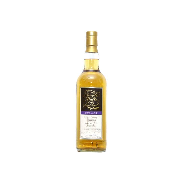 Rosebank The Single Malts of Scotland 1991 17 Years Single Malt Whisky