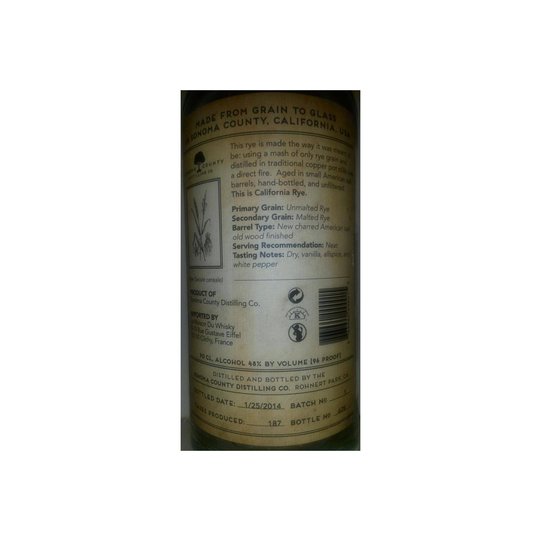 Sonoma County Rye 2