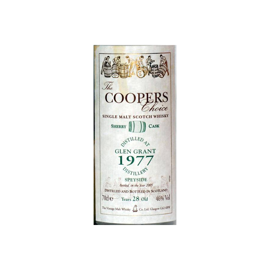 Glen Grant The Cooper's Choice 1977 28 Years Single Malt Whisky