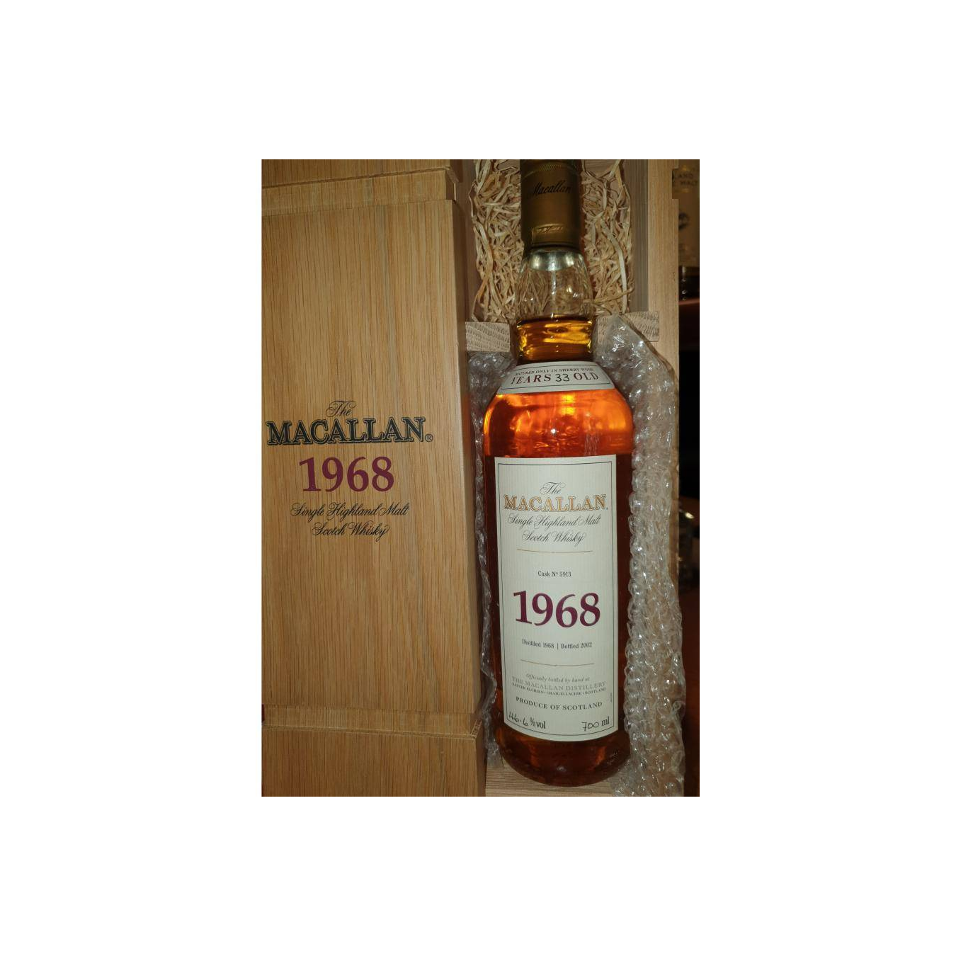 The Macallan 1968 33 Years Single Malt Whisky
