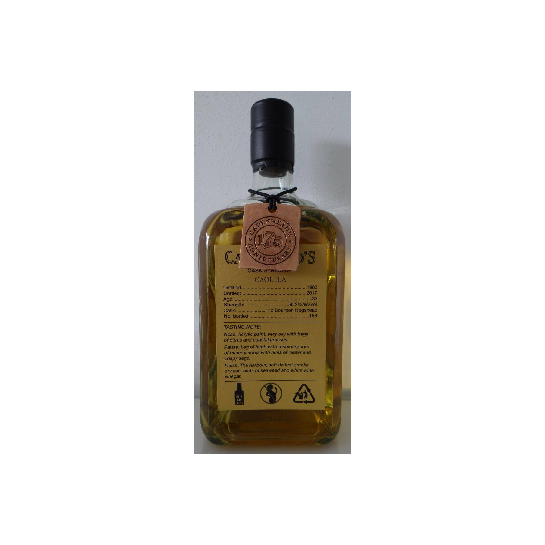 Caol Ila Single Cask 1983 33 Years Single Malt Whisky 2