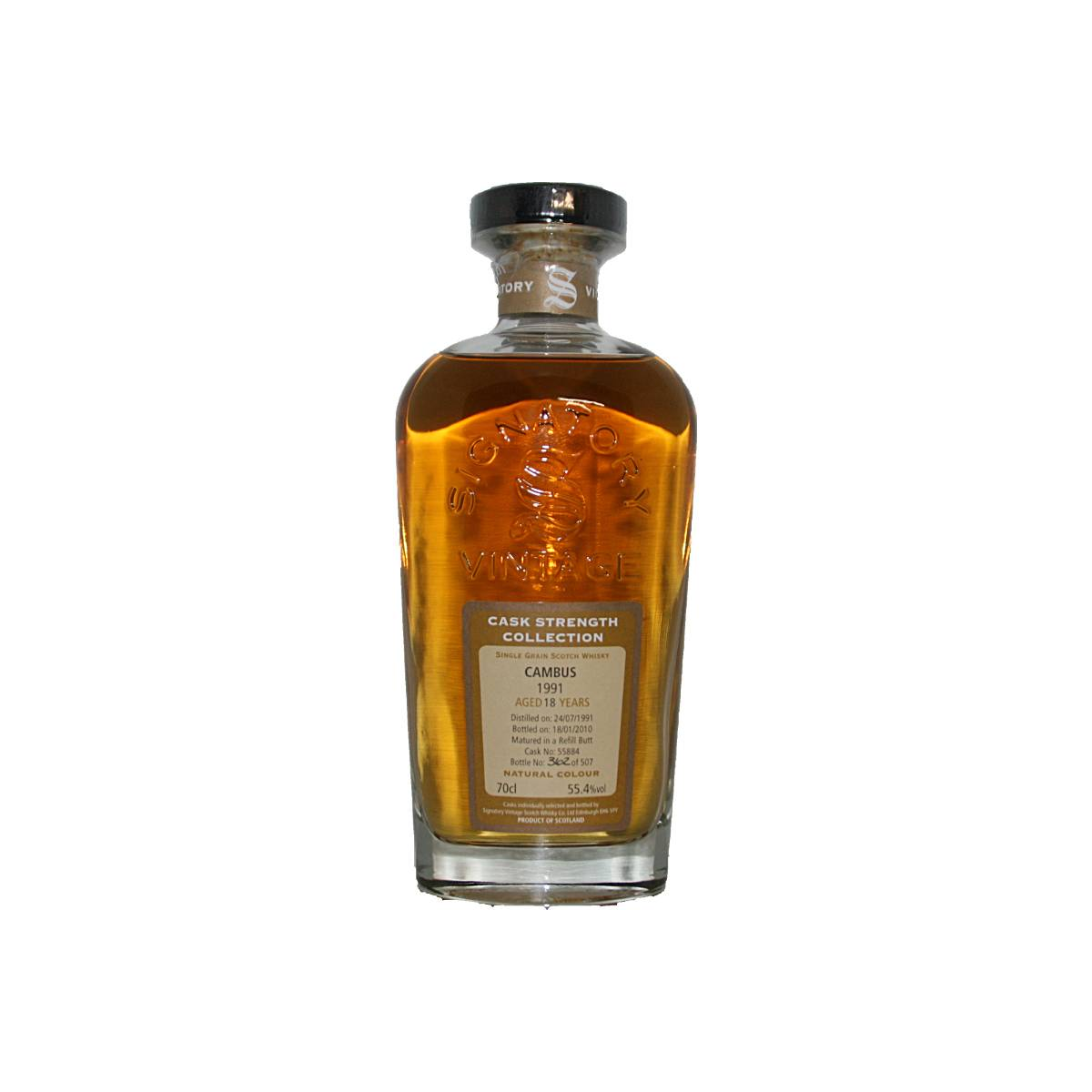Cambus Cask Strength Collection 1991 18 Years Single Grain Whisky