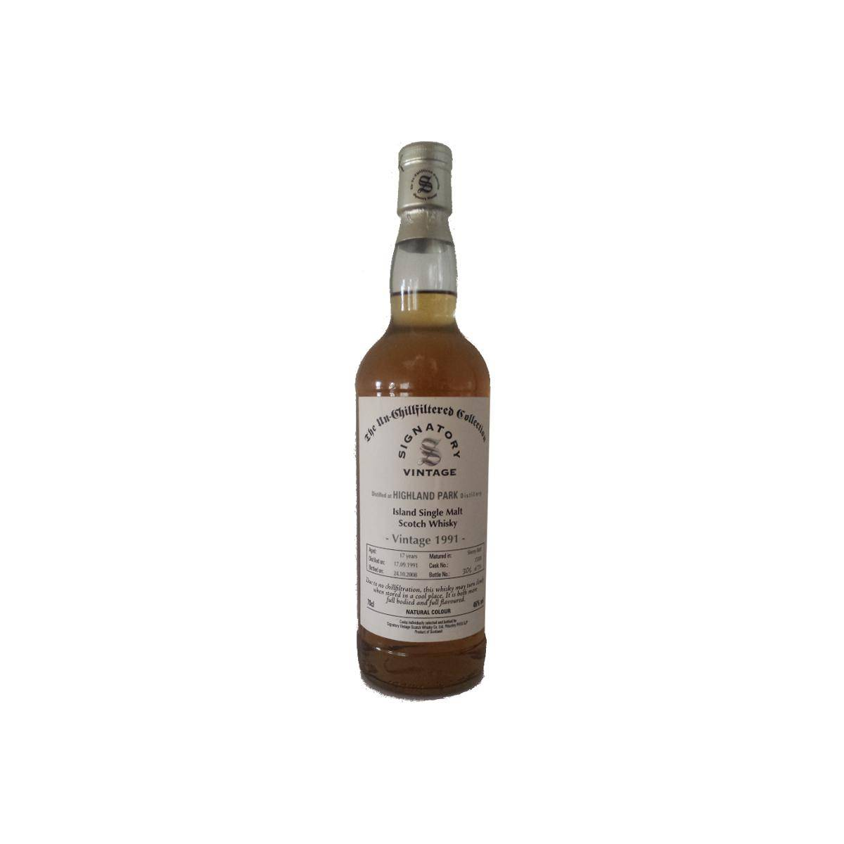 Highland Park The Un-Chillfiltered Collection 1991 17 Years Single Malt Whisky