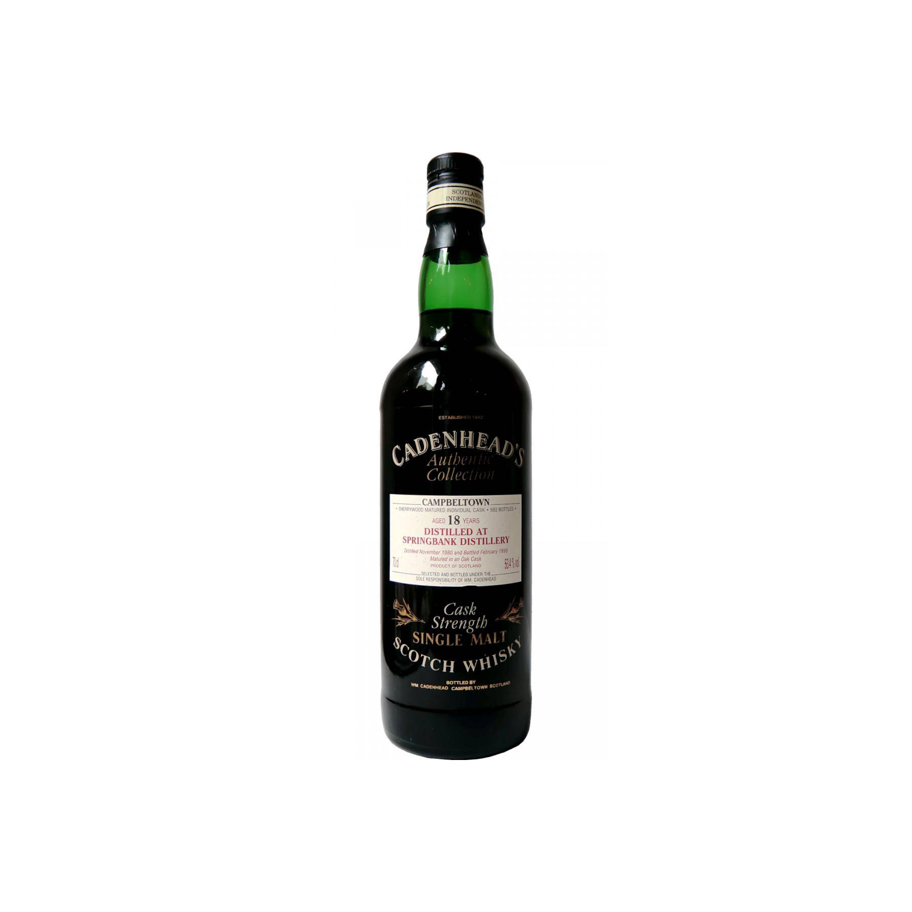 Springbank Authentic Collection 1980 18 Years Single Malt Whisky