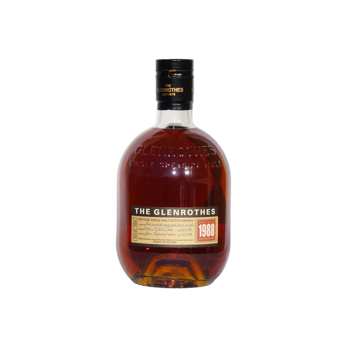 The Glenrothes 1988 20 Years Single Malt Whisky