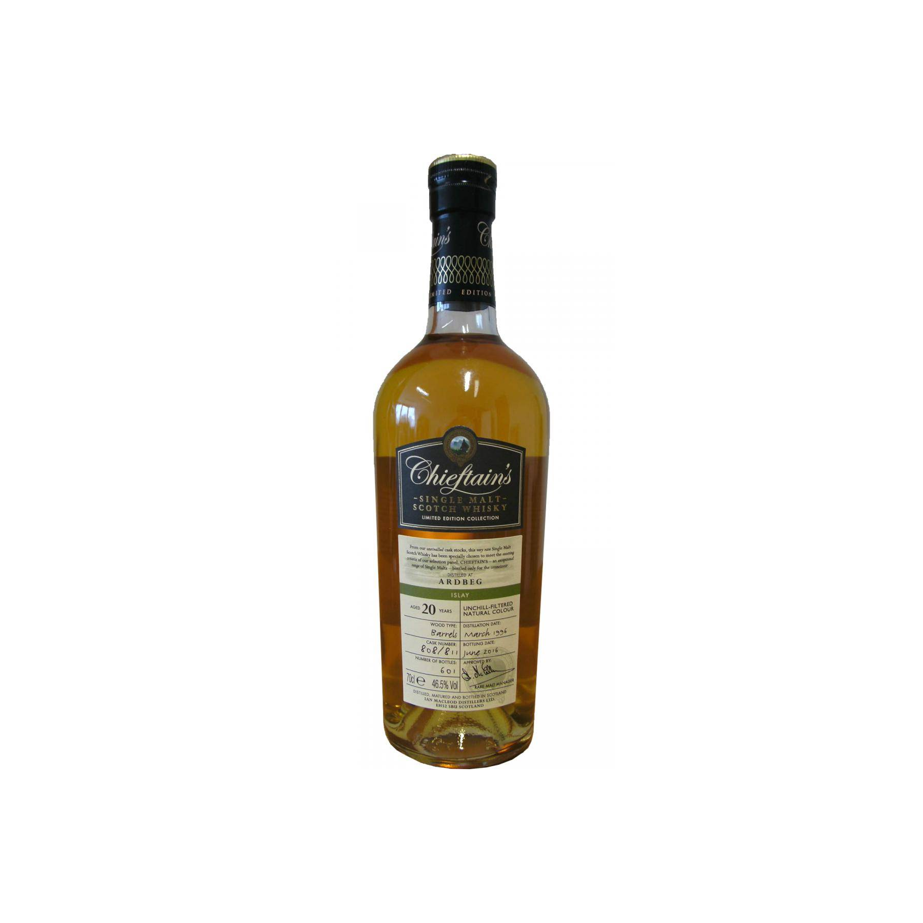 Ardbeg 1996 20 Years Single Malt Whisky