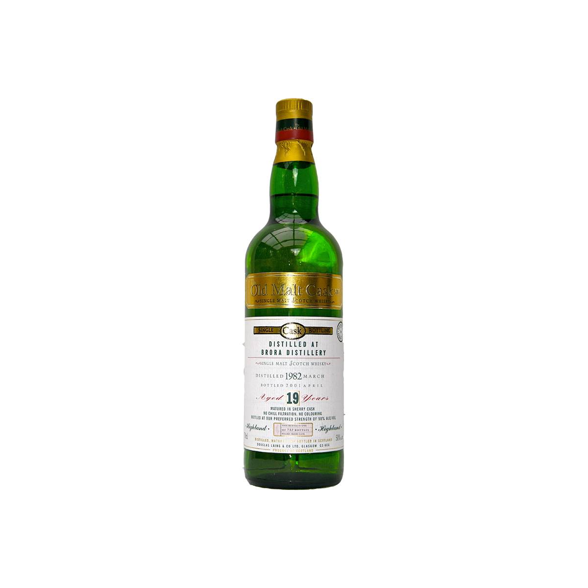 Brora Old Malt Cask 1982 19 Years Single Malt Whisky