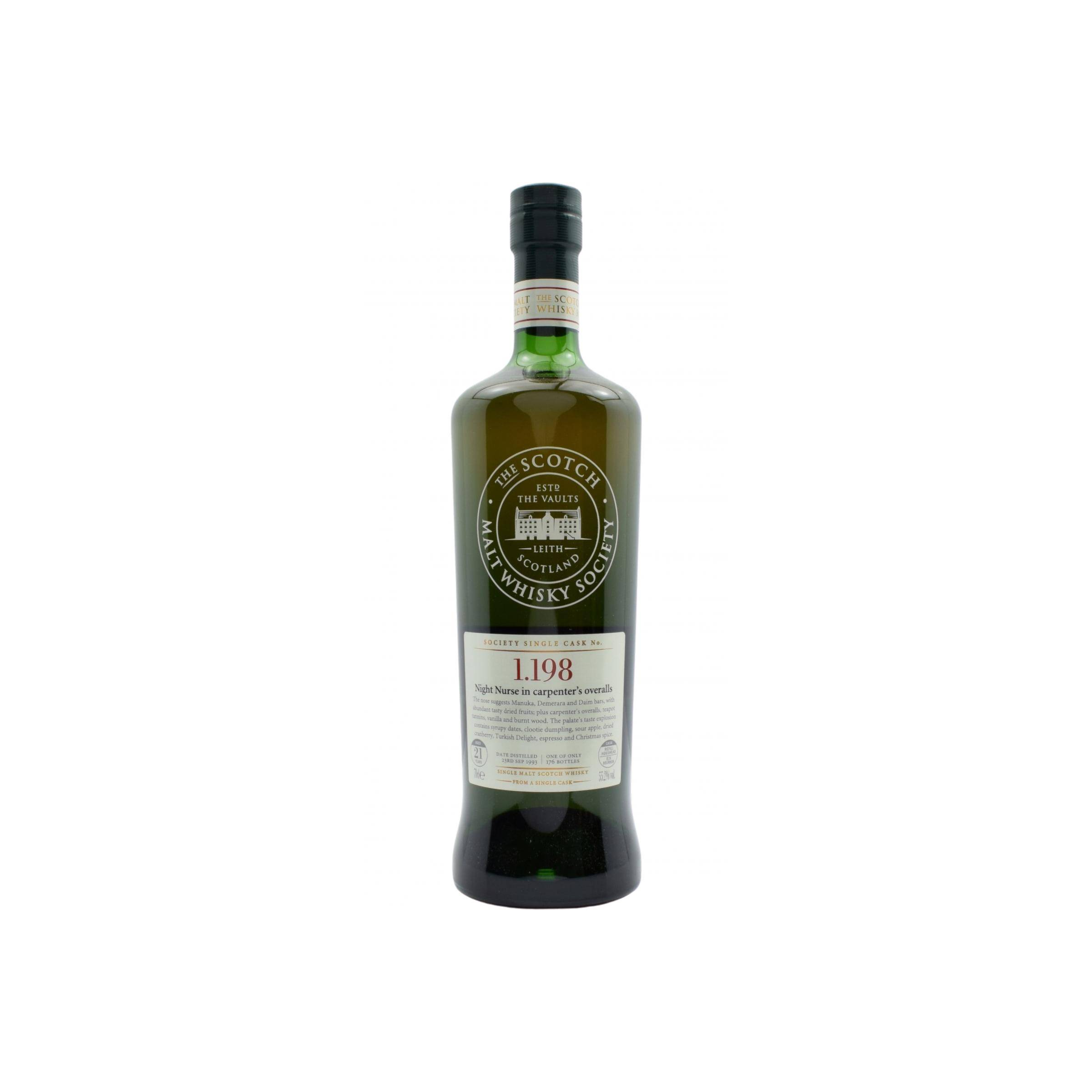 The Scotch Malt Whisky Society 1993 21 Years Single Malt Whisky