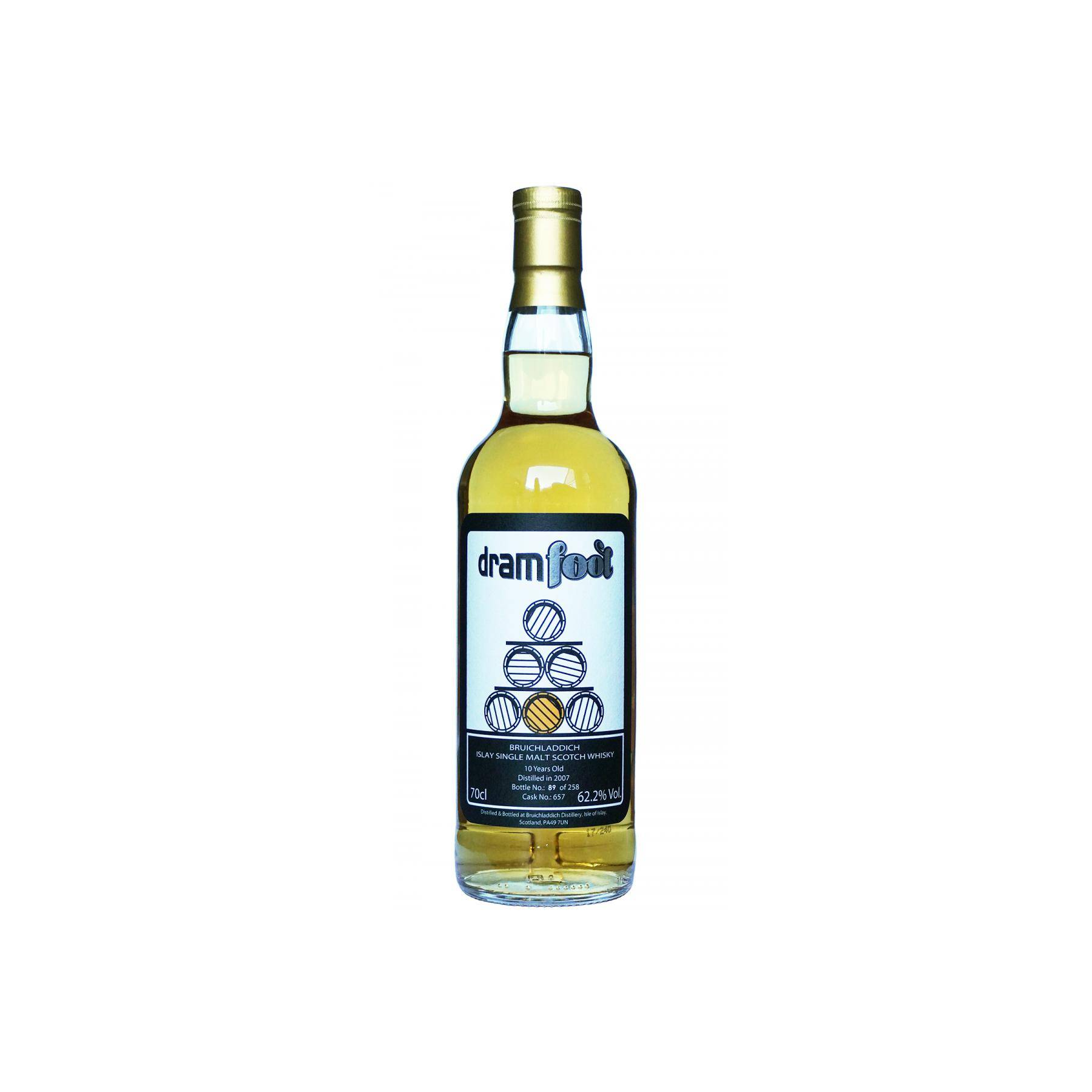 Bruichladdich 2007 10 Years Single Malt Whisky