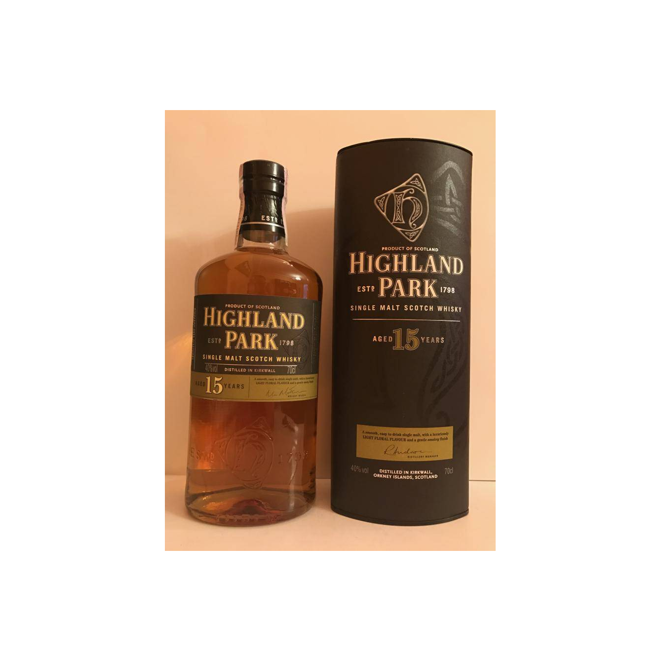 Highland Park 15 Years Single Malt Whisky 2
