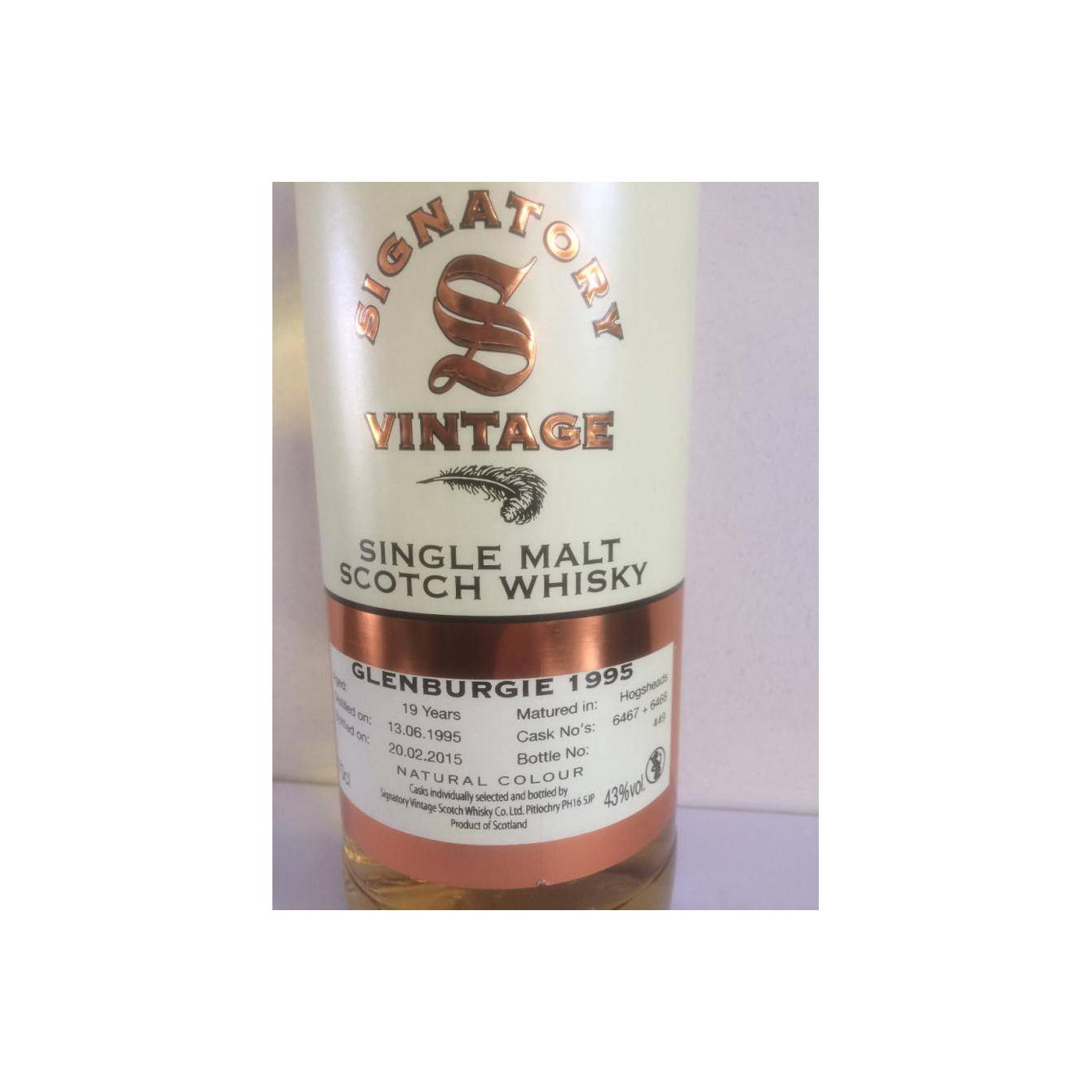 Glenburgie Vintage Collection 1995 19 Years Single Malt Whisky 2