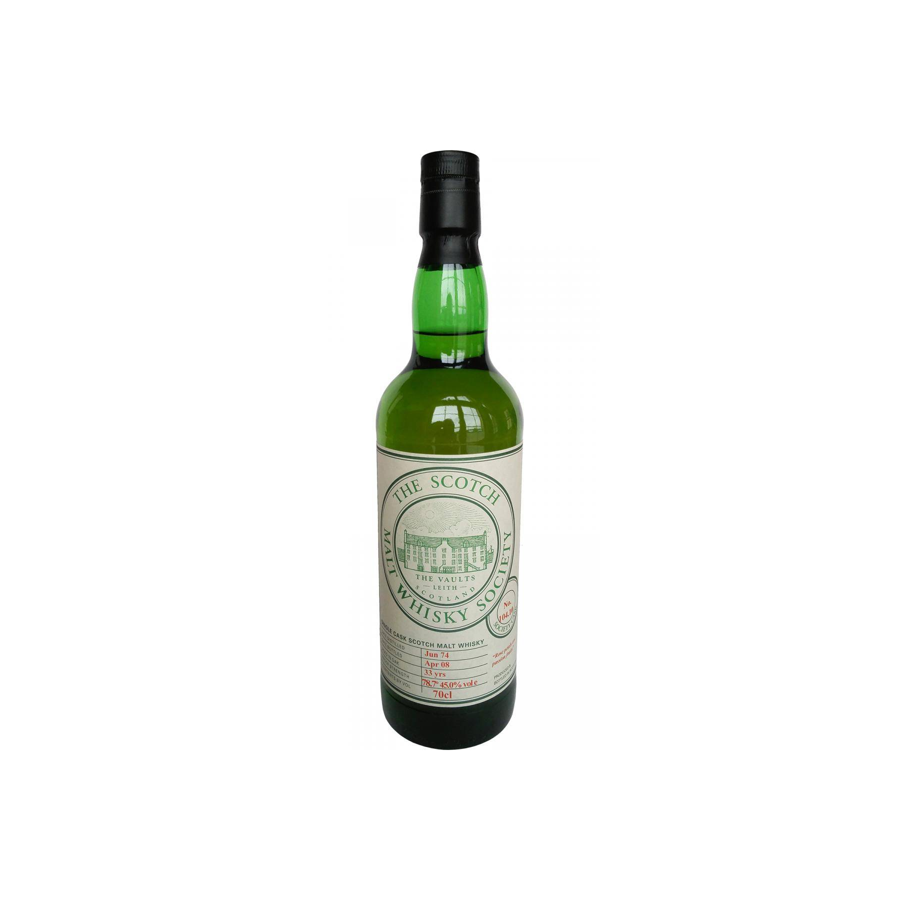The Scotch Malt Whisky Society 1974 33 Years Single Malt Whisky