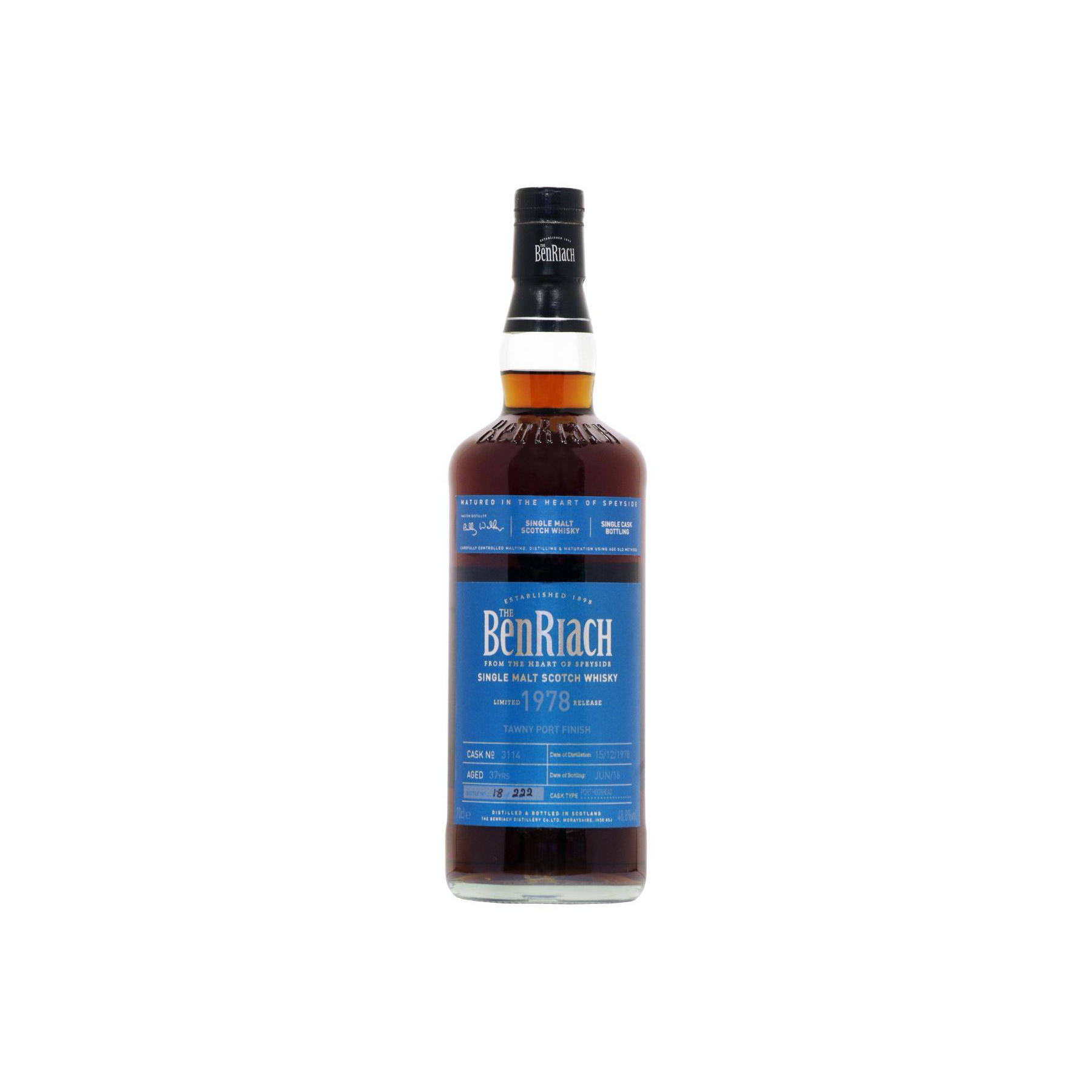 BenRiach 1978 37 Years Single Malt Whisky