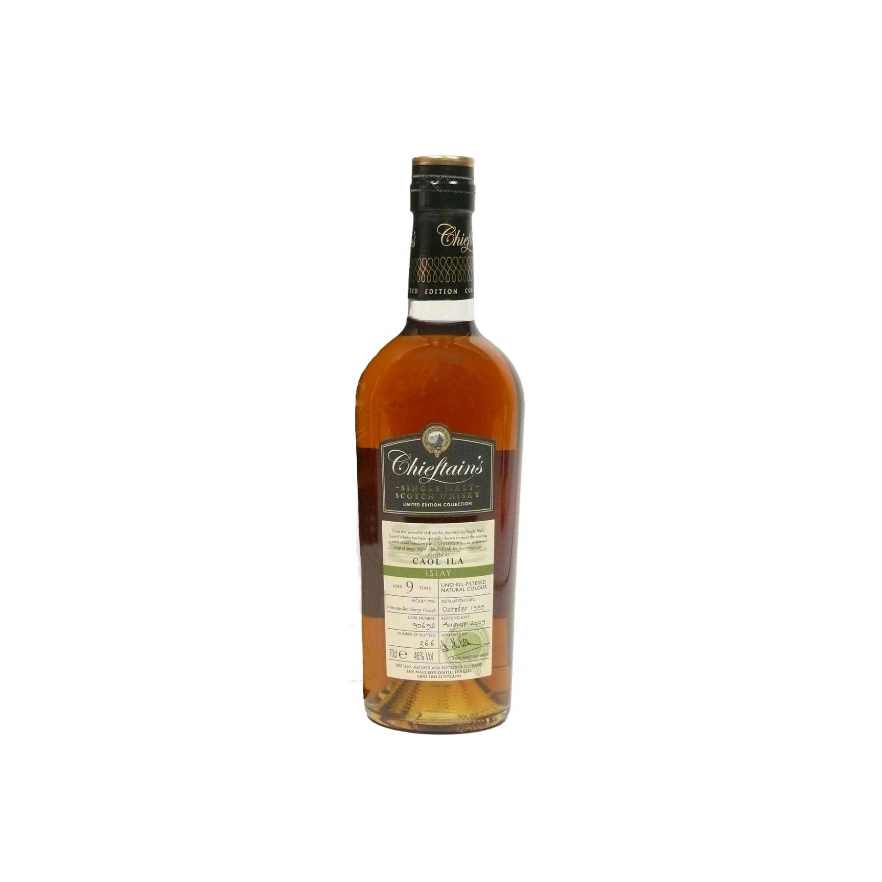 Caol Ila 1999 9 Years Single Malt Whisky