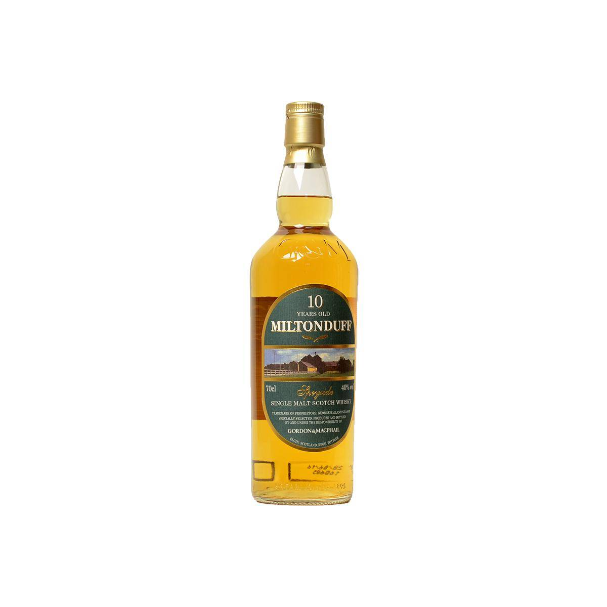 Miltonduff Licensed Bottling 10 Years Single Malt Whisky