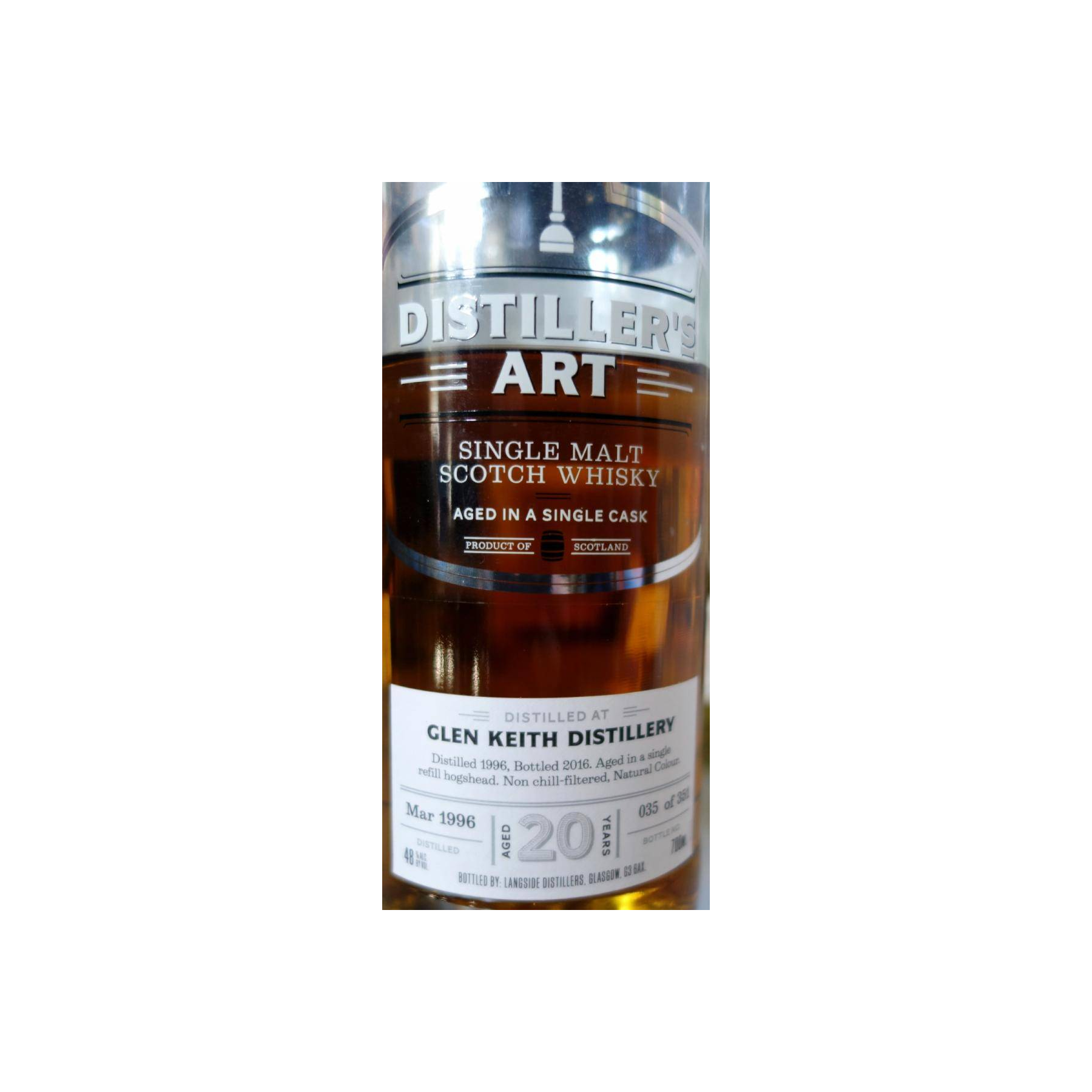 Glen Keith 1996 20 Years Single Malt Whisky 2