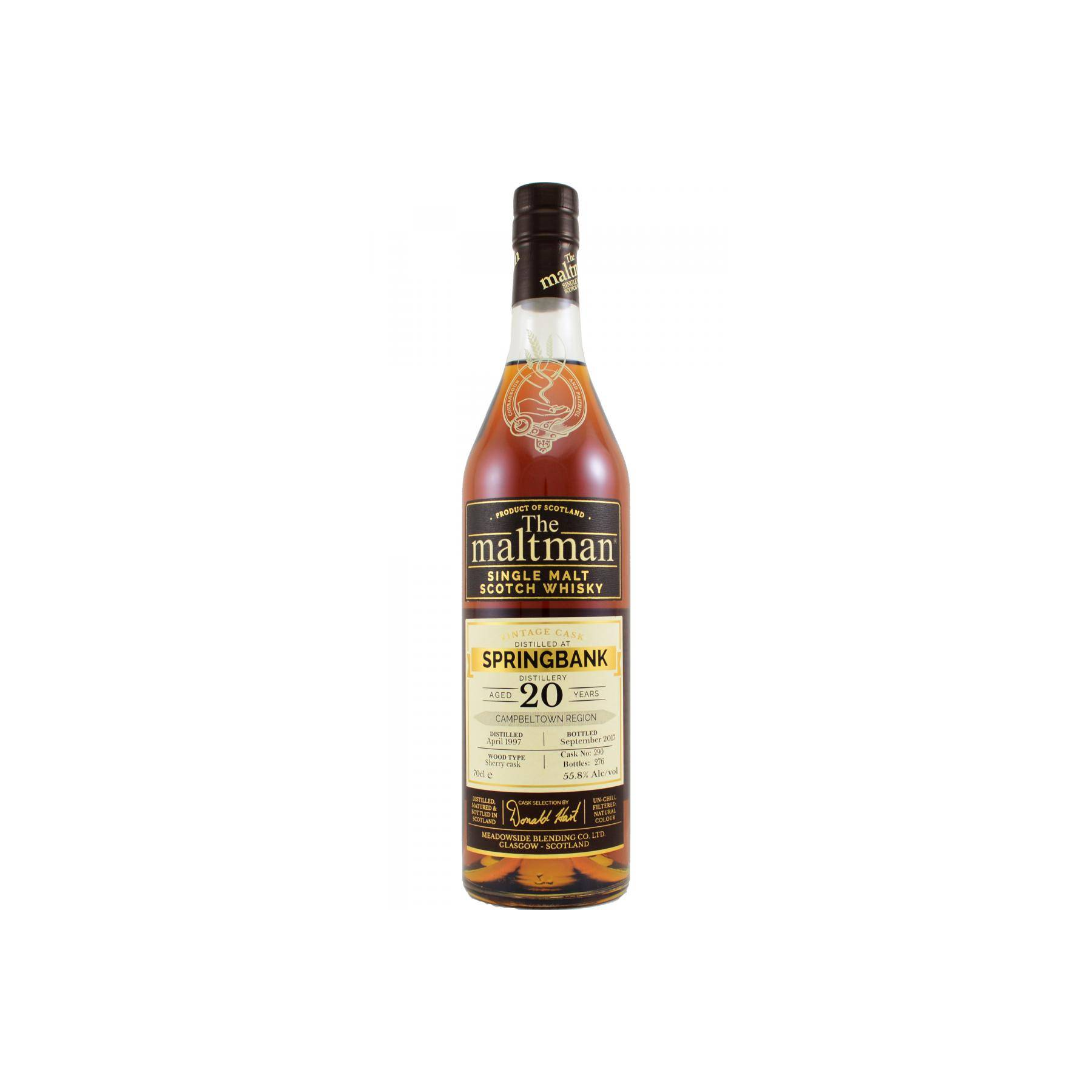 Springbank 1997 20 Years Single Malt Whisky