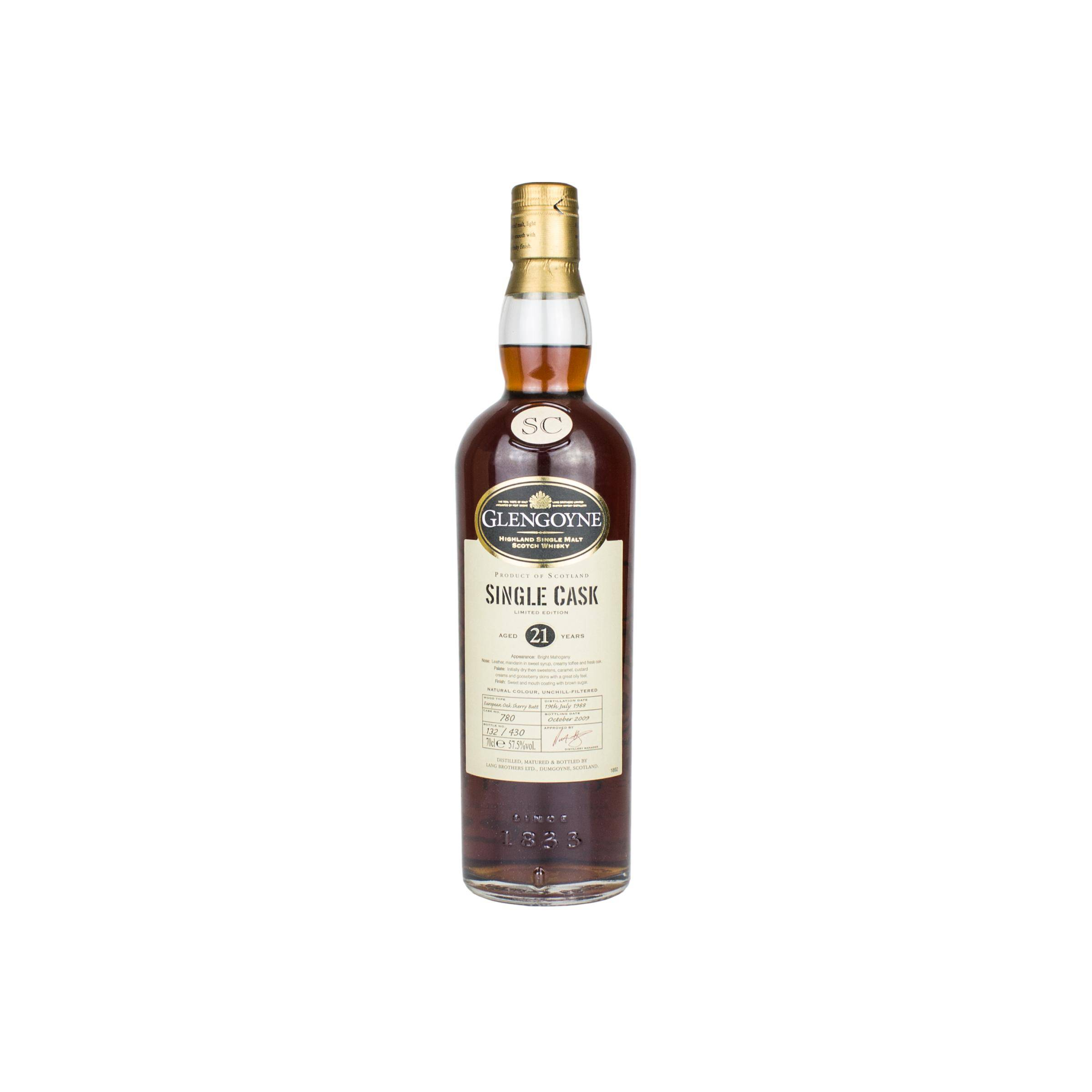 Glengoyne Single Cask 1988 21 Years Single Malt Whisky