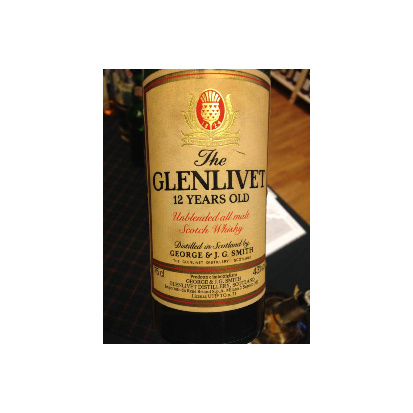 The Glenlivet 12 Years Single Malt Whisky