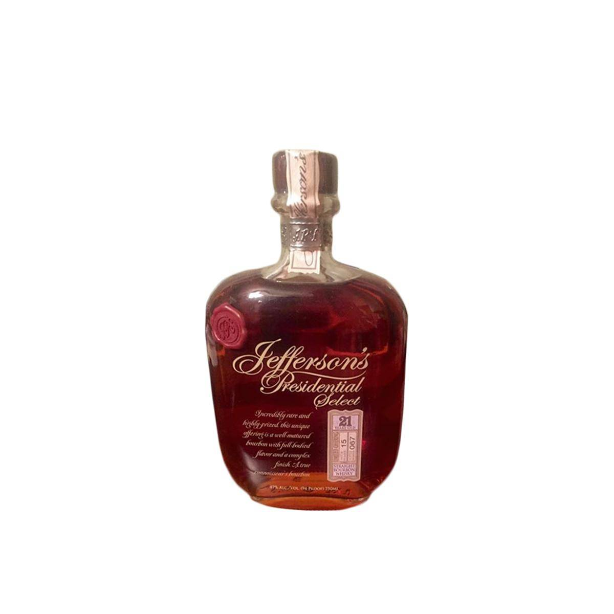 Jefferson's 21 Years Bourbon Whisky